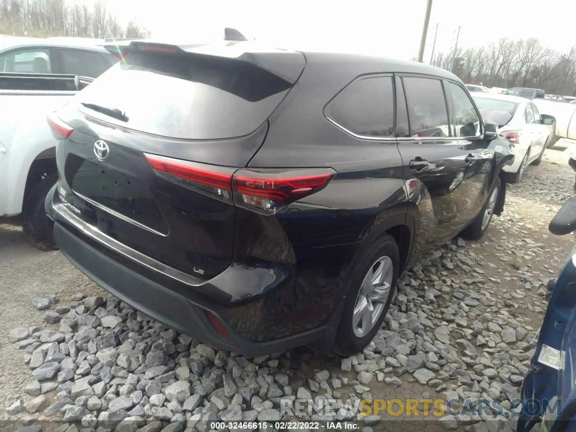 4 Фотография поврежденного автомобиля 5TDZZRAH1LS009832 TOYOTA HIGHLANDER 2020