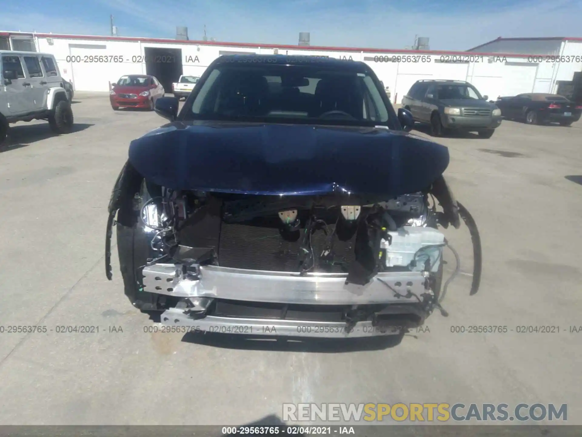 6 Photograph of a damaged car 5TDZZRAH1LS017459 TOYOTA HIGHLANDER 2020