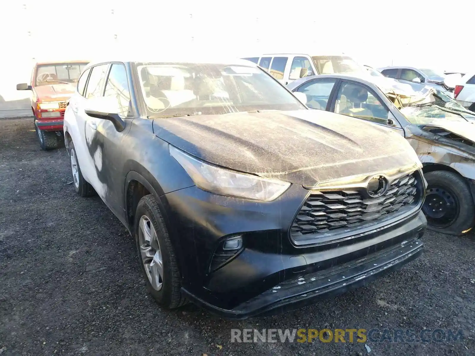 1 Photograph of a damaged car 5TDZZRAH1LS505147 TOYOTA HIGHLANDER 2020