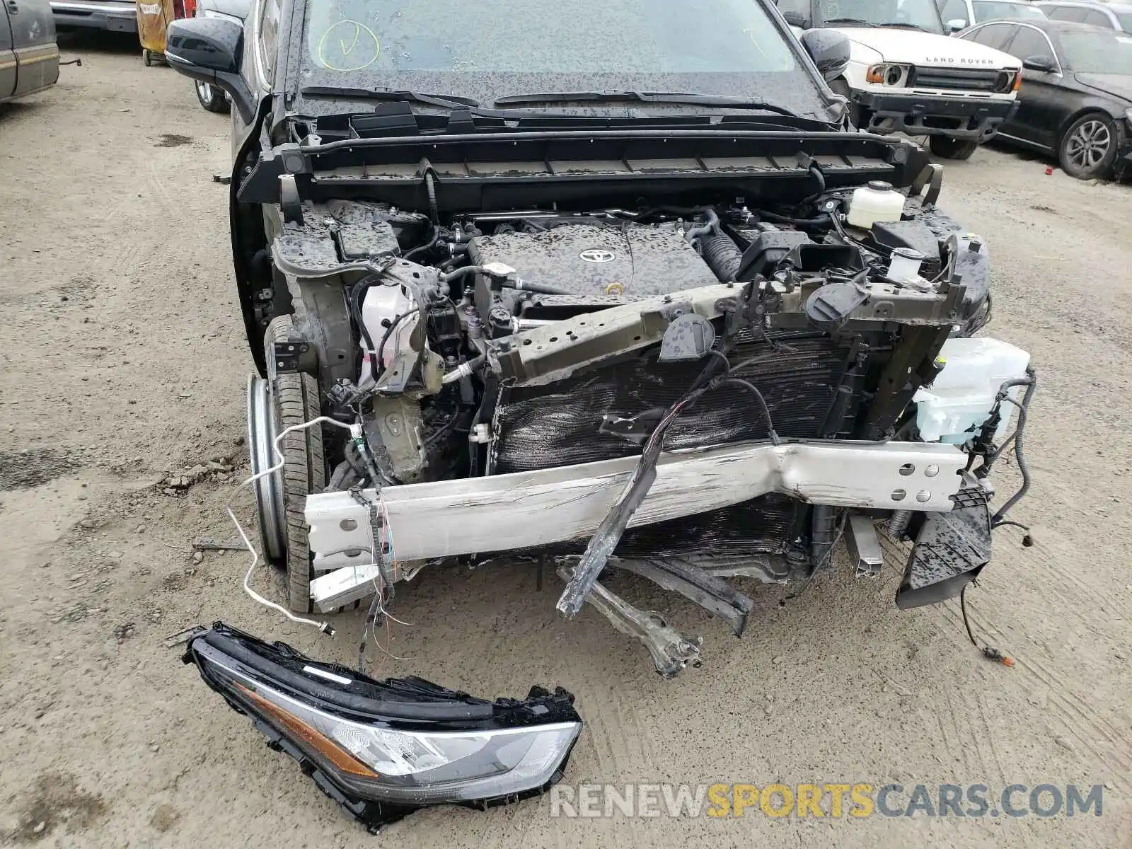 9 Фотография поврежденного автомобиля 5TDZZRAH2LS513841 TOYOTA HIGHLANDER 2020