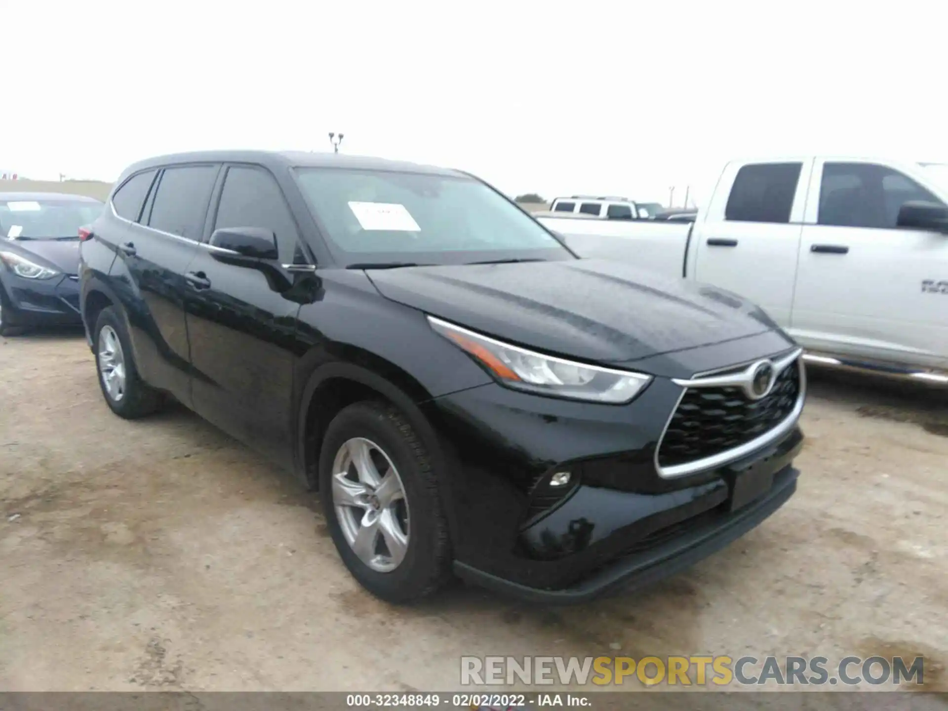 1 Photograph of a damaged car 5TDZZRAH3LS018838 TOYOTA HIGHLANDER 2020