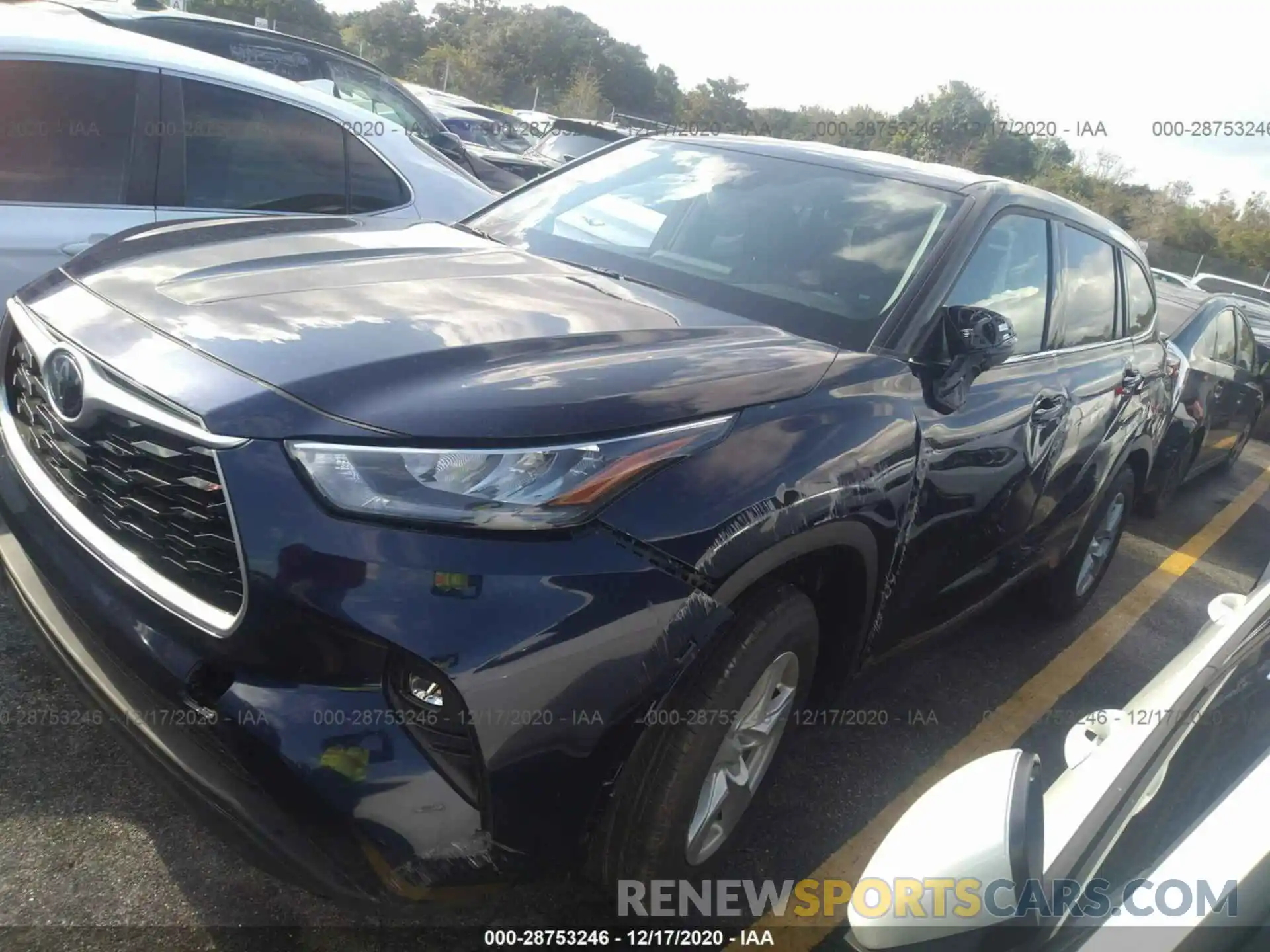 5 Photograph of a damaged car 5TDZZRAH5LS028755 TOYOTA HIGHLANDER 2020