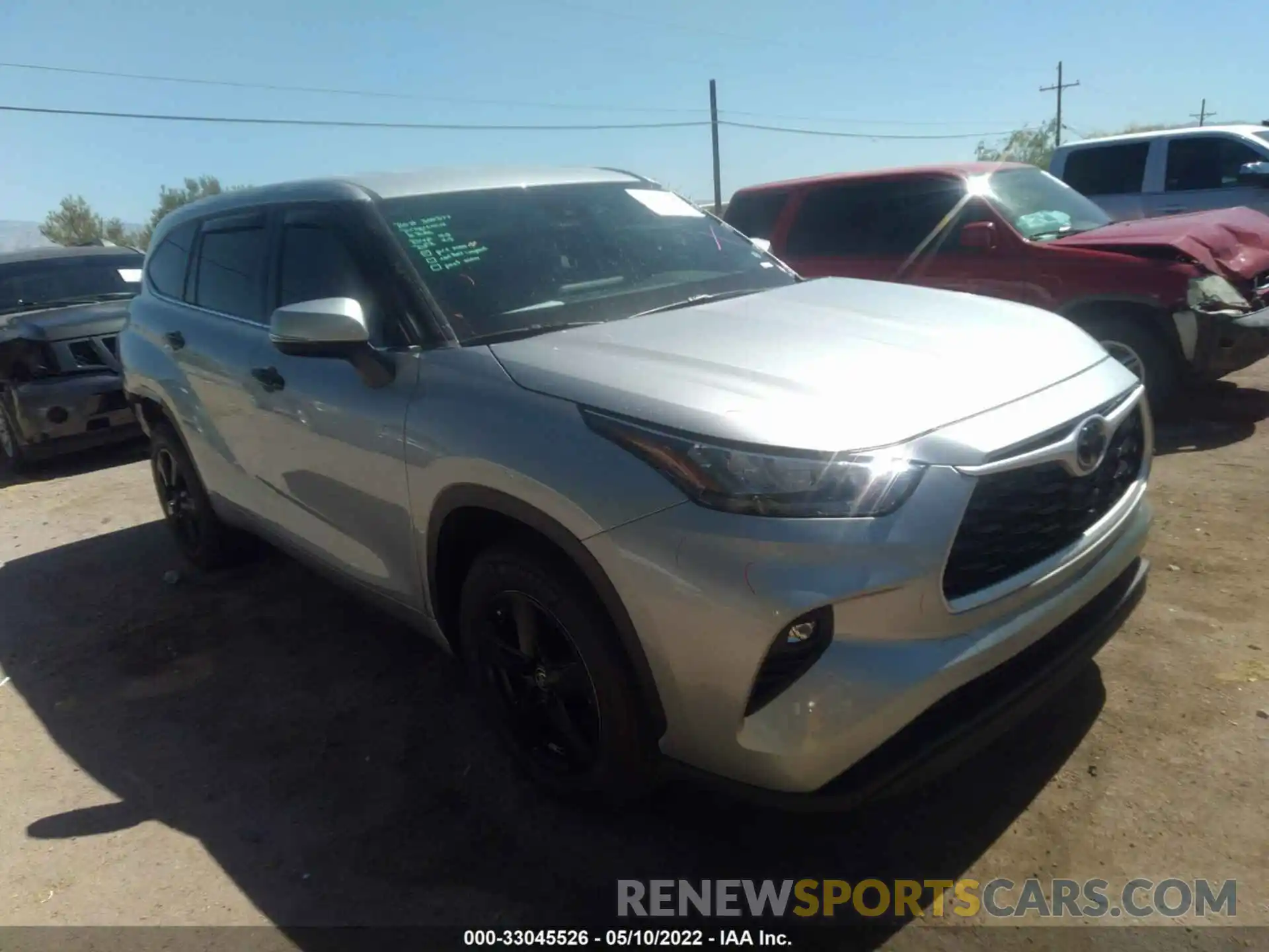 1 Photograph of a damaged car 5TDZZRAH7LS506187 TOYOTA HIGHLANDER 2020