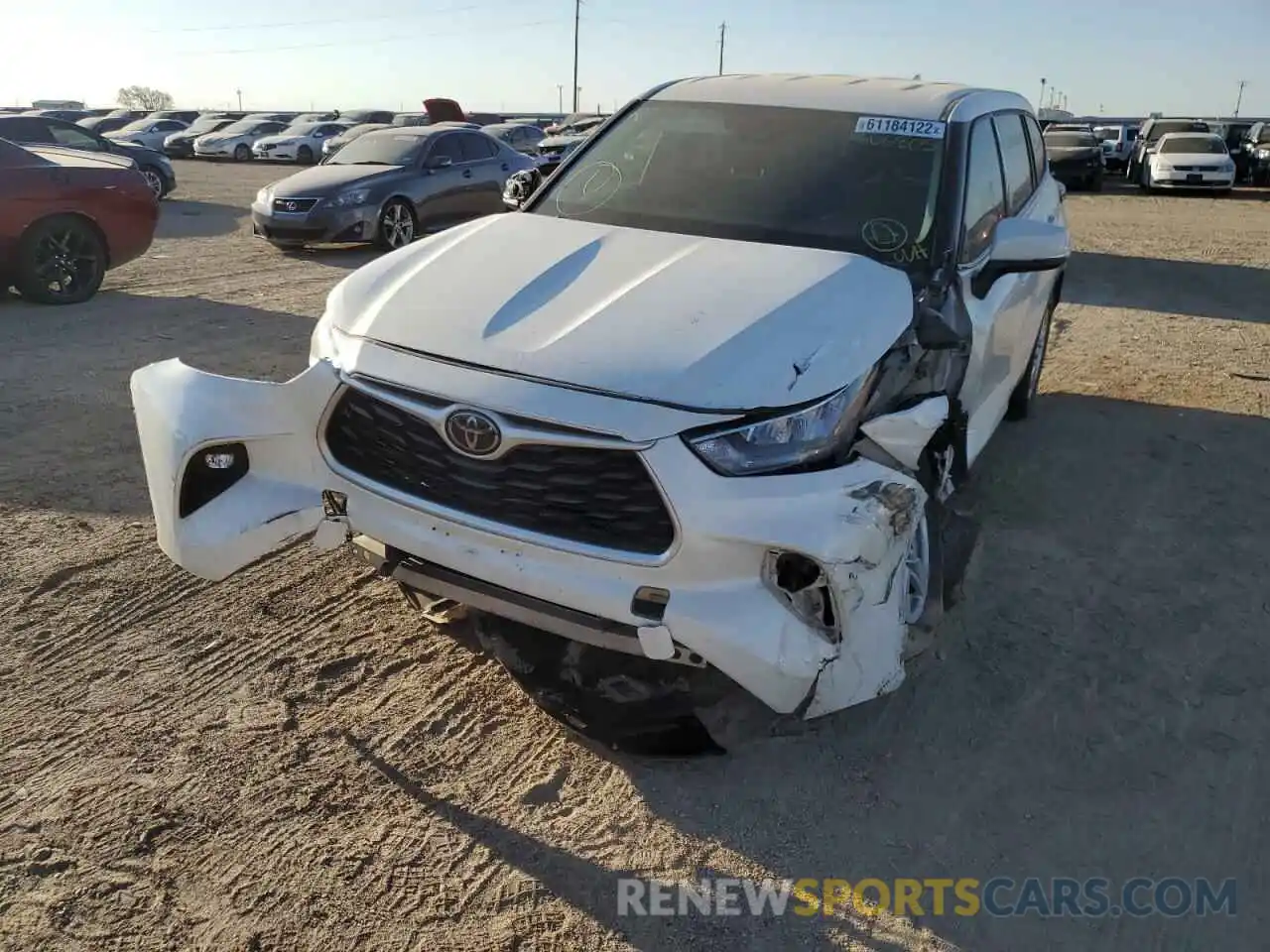 9 Photograph of a damaged car 5TDZZRAH7LS506805 TOYOTA HIGHLANDER 2020