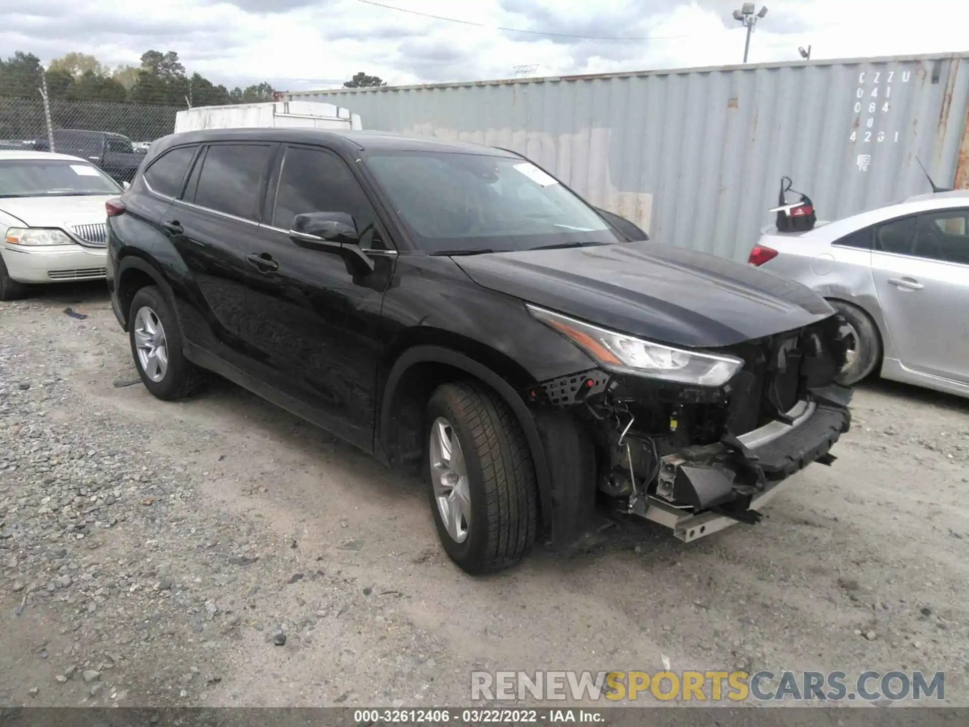 1 Photograph of a damaged car 5TDZZRAH8LS510619 TOYOTA HIGHLANDER 2020