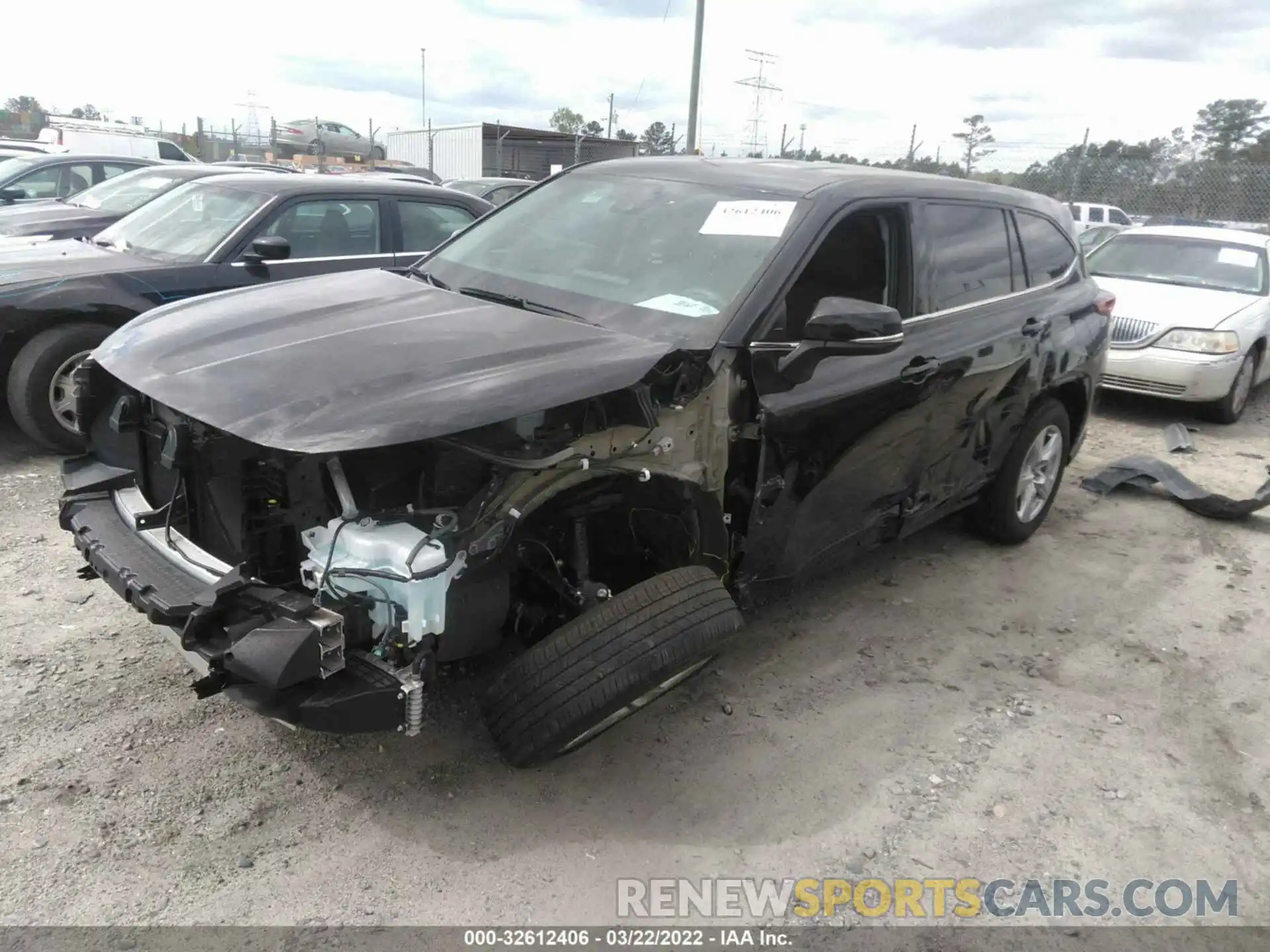 2 Photograph of a damaged car 5TDZZRAH8LS510619 TOYOTA HIGHLANDER 2020