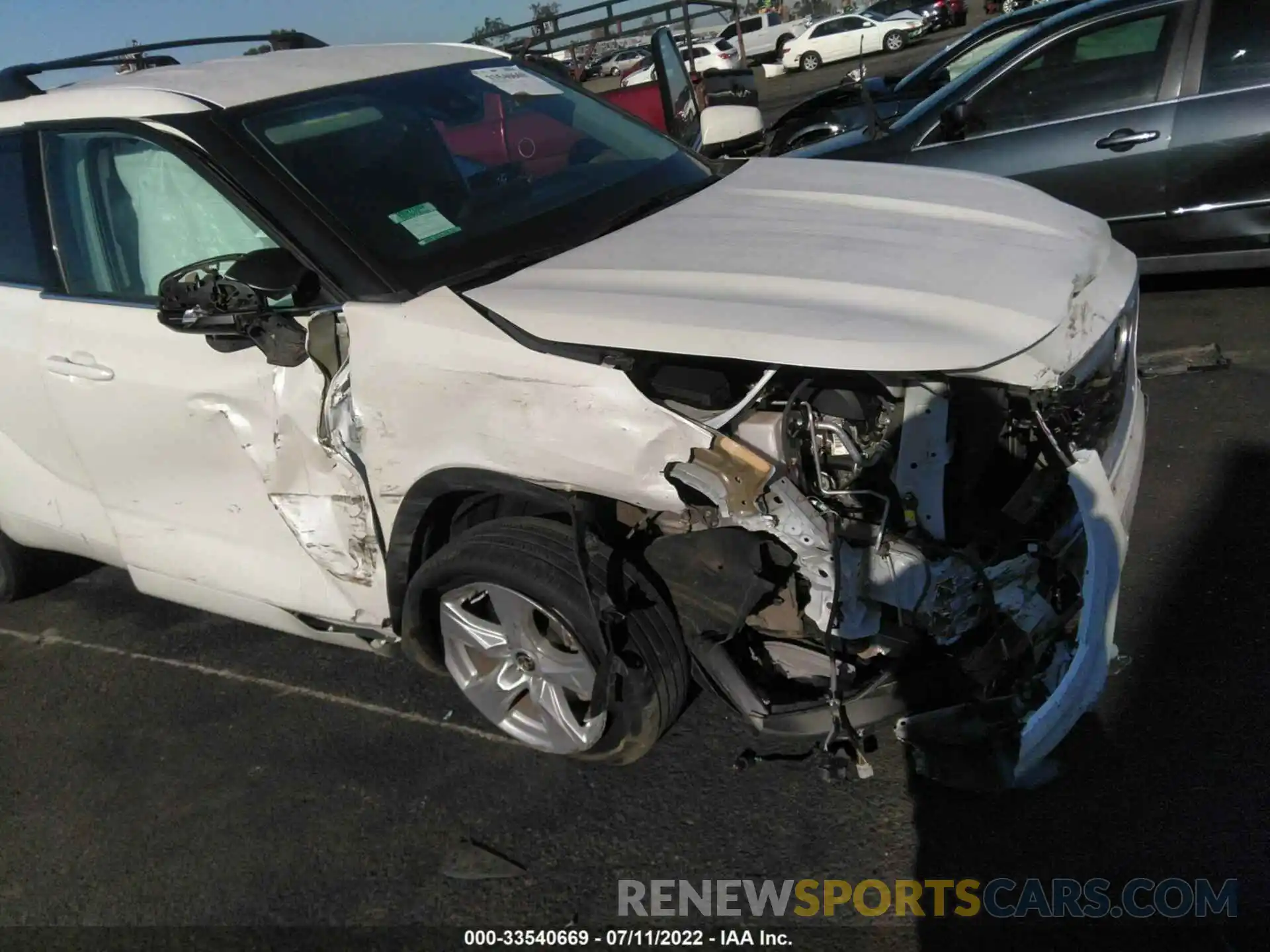 6 Photograph of a damaged car 5TDZZRAH9LS012865 TOYOTA HIGHLANDER 2020