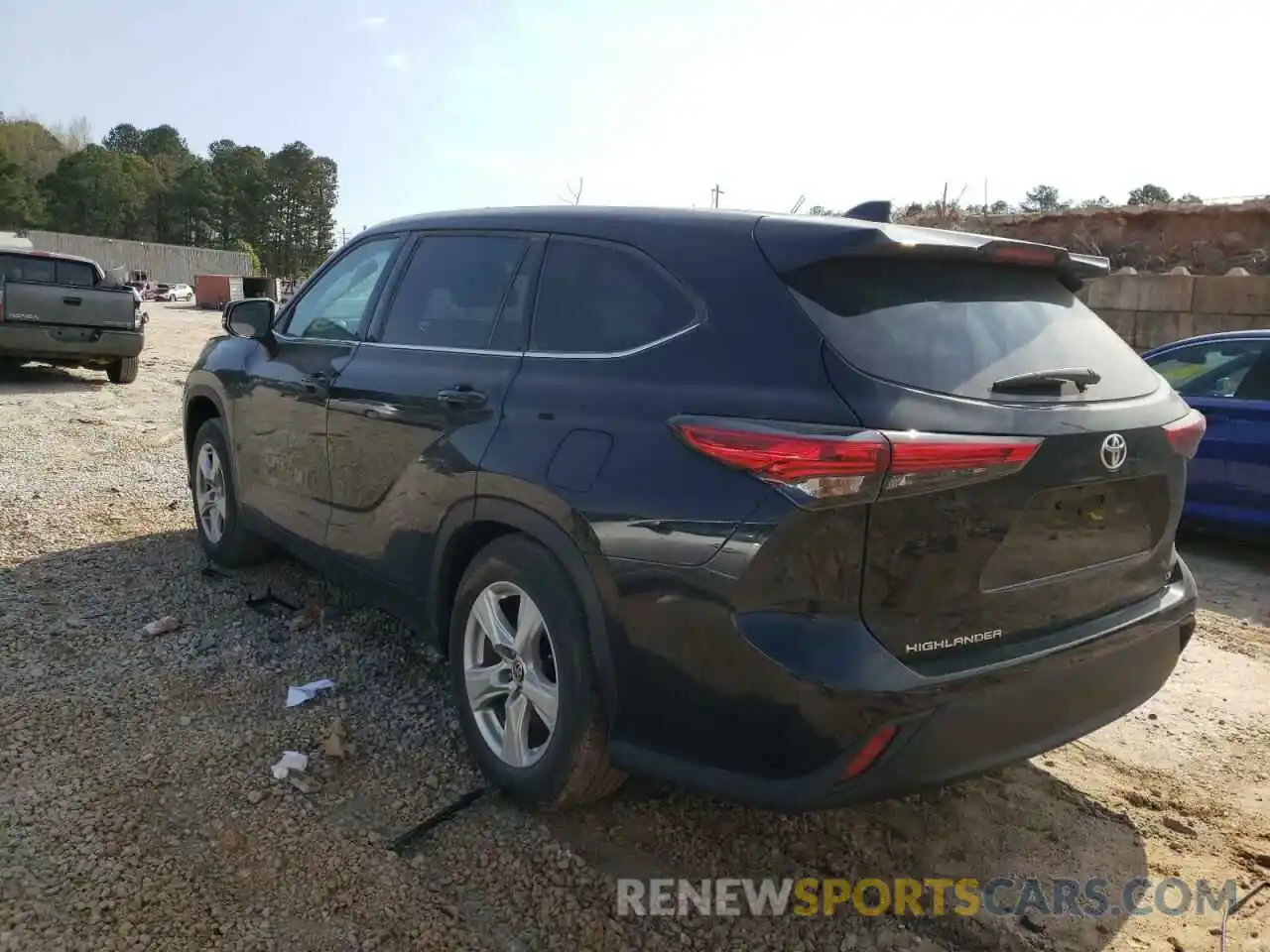 3 Photograph of a damaged car 5TDZZRAH9LS018309 TOYOTA HIGHLANDER 2020