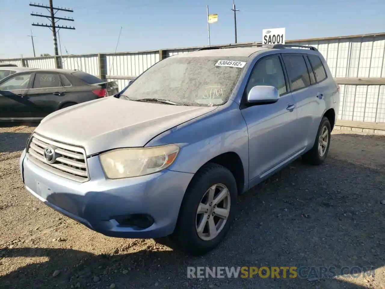 2 Photograph of a damaged car JTEES41A282027274 TOYOTA HIGHLANDER 2020