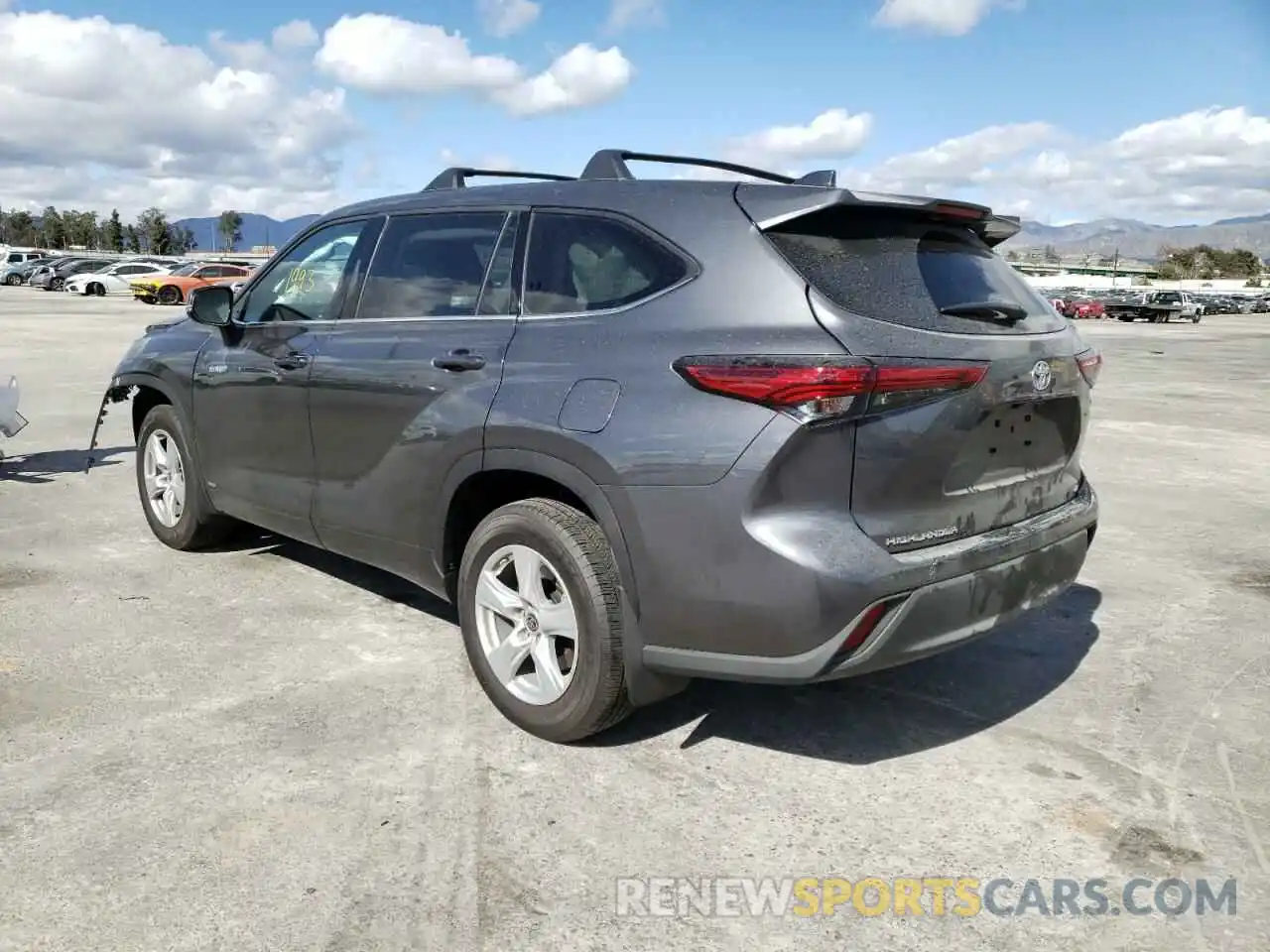 3 Photograph of a damaged car 5TDBBRCH3MS537411 TOYOTA HIGHLANDER 2021