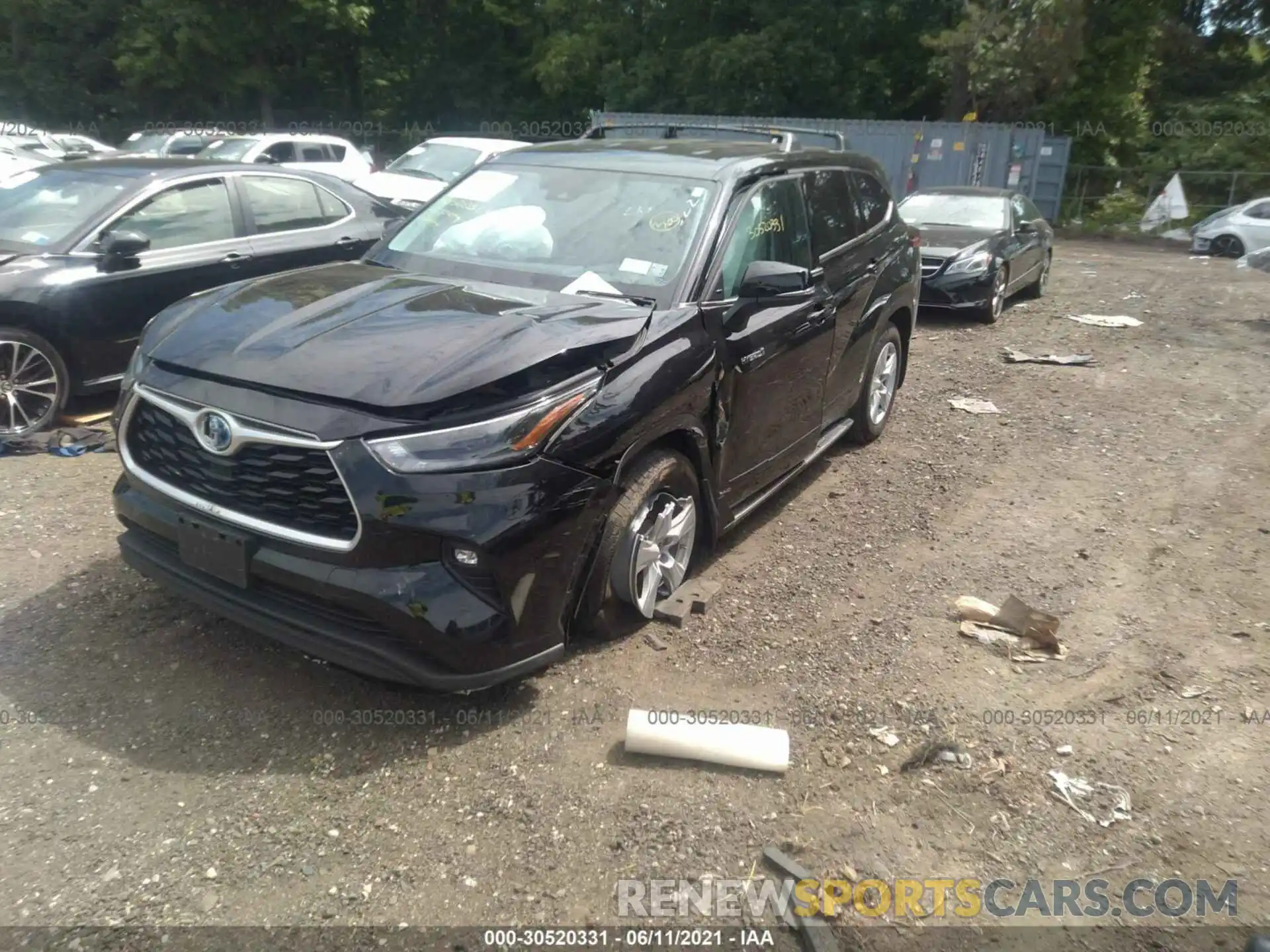 6 Photograph of a damaged car 5TDBBRCH4MS522822 TOYOTA HIGHLANDER 2021