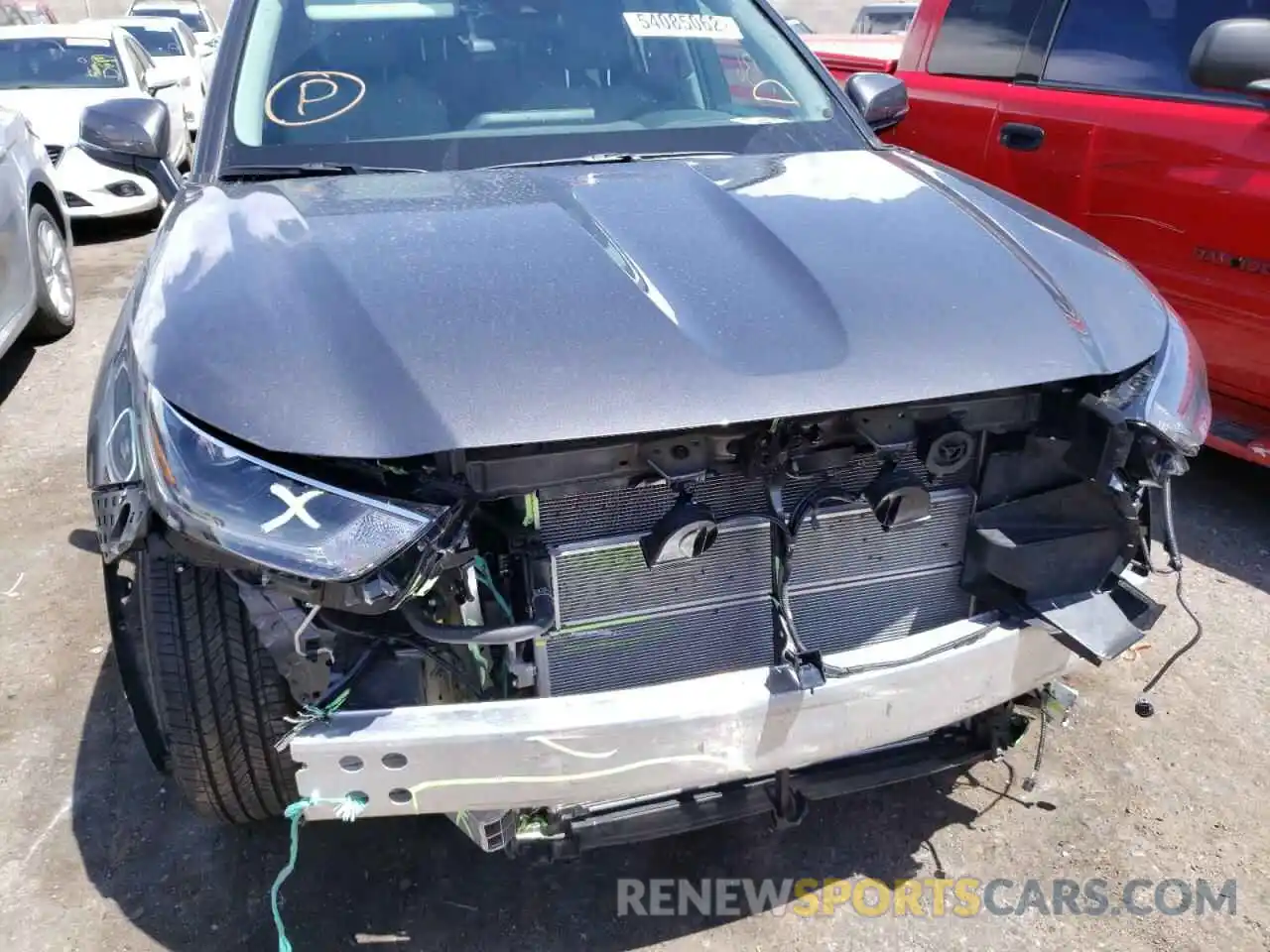 9 Photograph of a damaged car 5TDBBRCH5MS536230 TOYOTA HIGHLANDER 2021