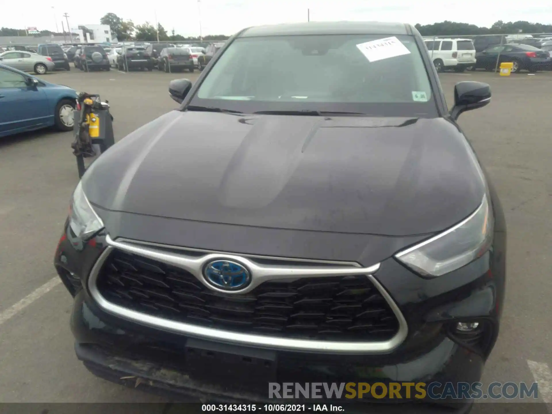 6 Photograph of a damaged car 5TDBBRCH8MS050236 TOYOTA HIGHLANDER 2021