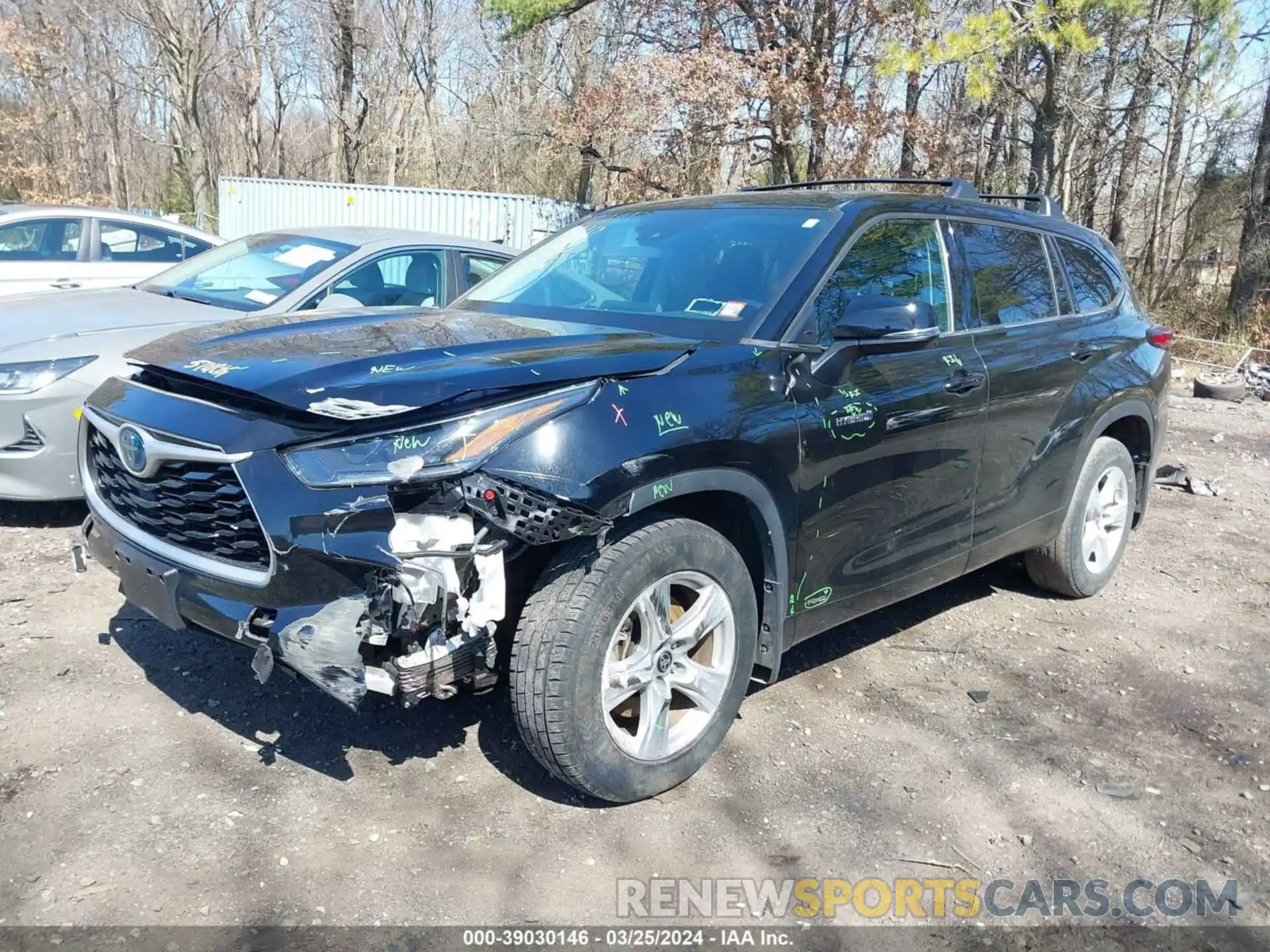 6 Photograph of a damaged car 5TDBBRCHXMS515034 TOYOTA HIGHLANDER 2021