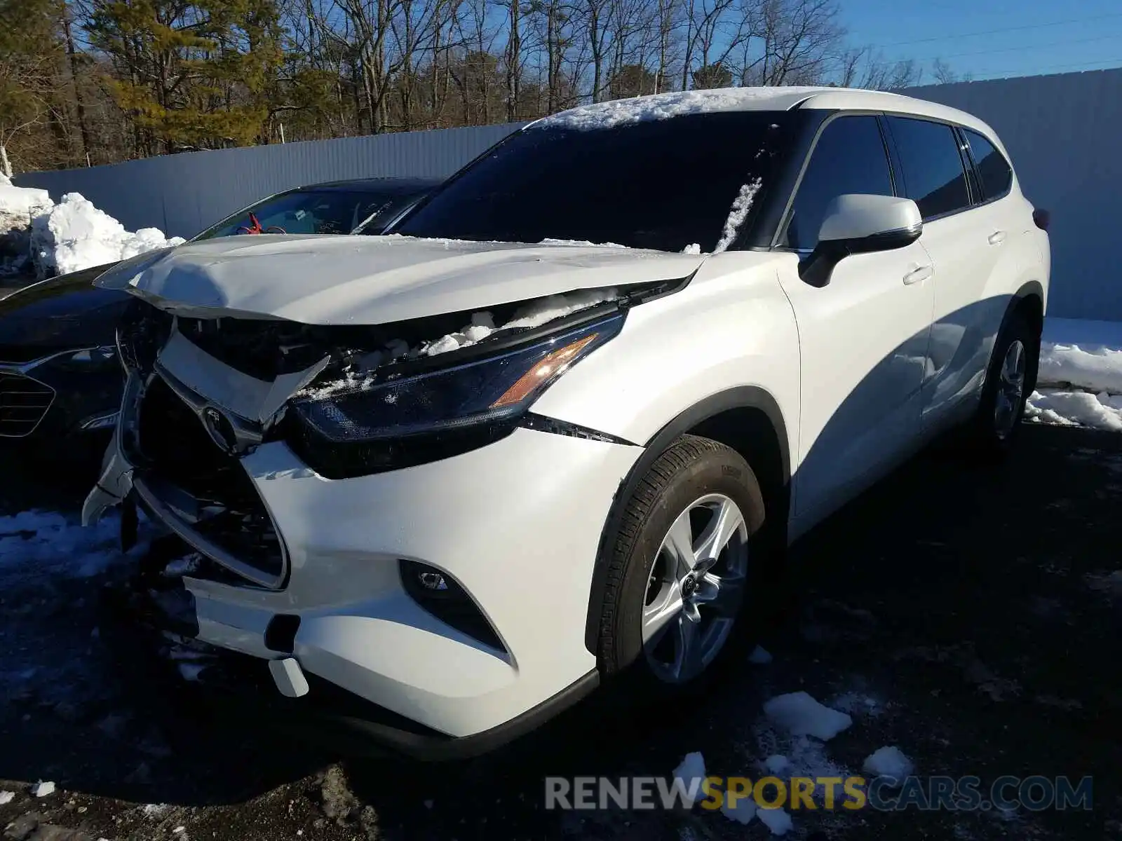 2 Photograph of a damaged car 5TDBZRBH0MS075404 TOYOTA HIGHLANDER 2021