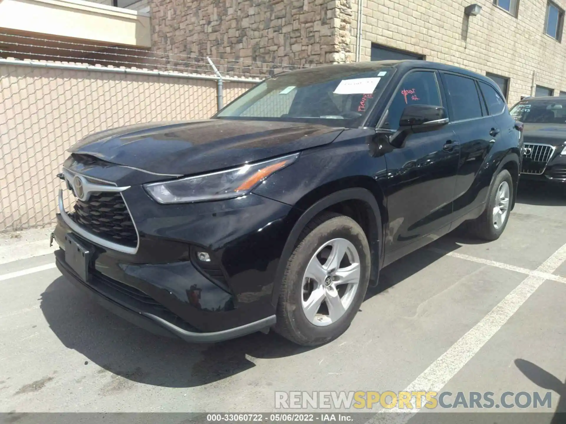 2 Photograph of a damaged car 5TDBZRBH0MS538397 TOYOTA HIGHLANDER 2021