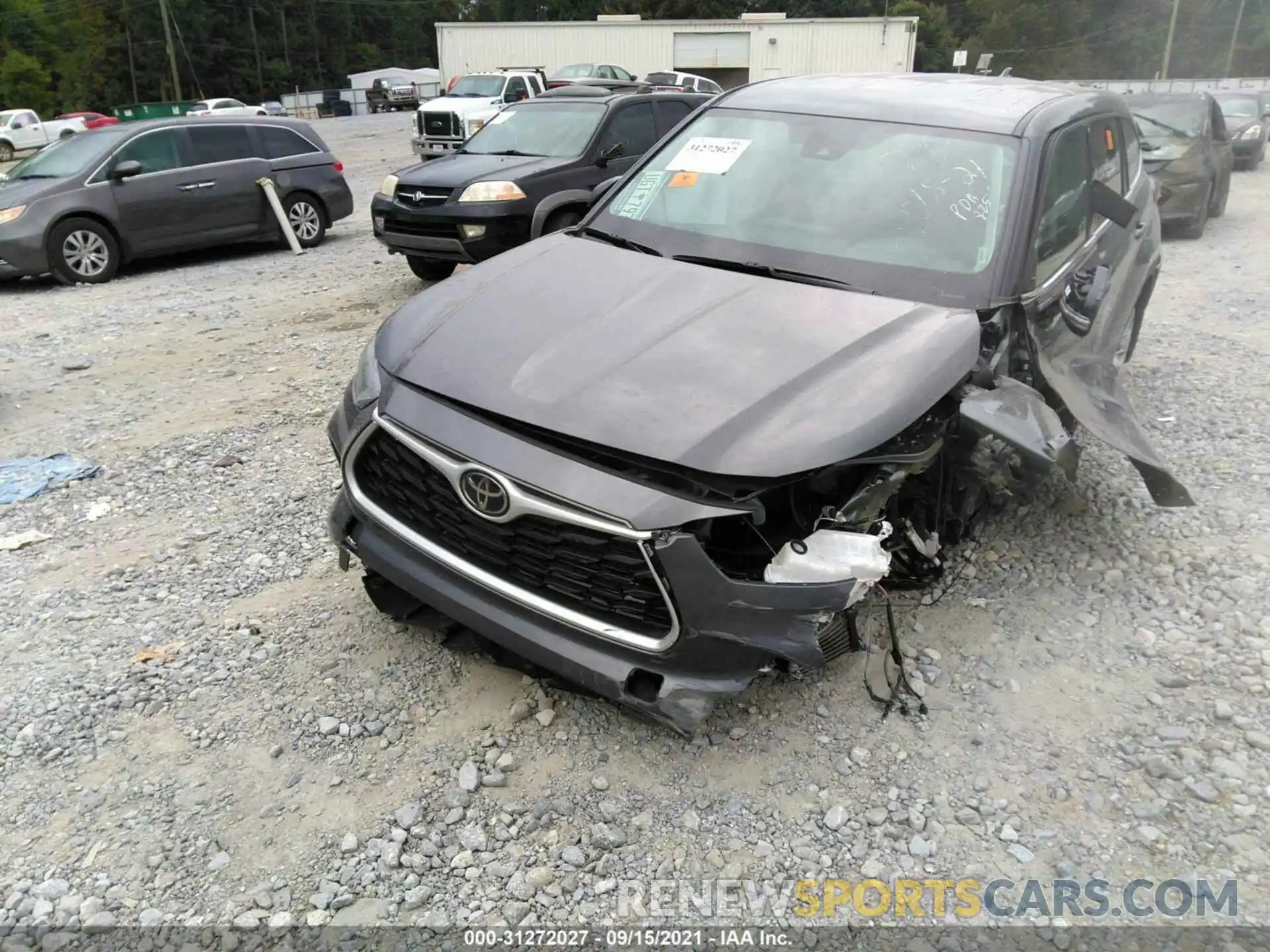 2 Photograph of a damaged car 5TDBZRBH0MS544068 TOYOTA HIGHLANDER 2021