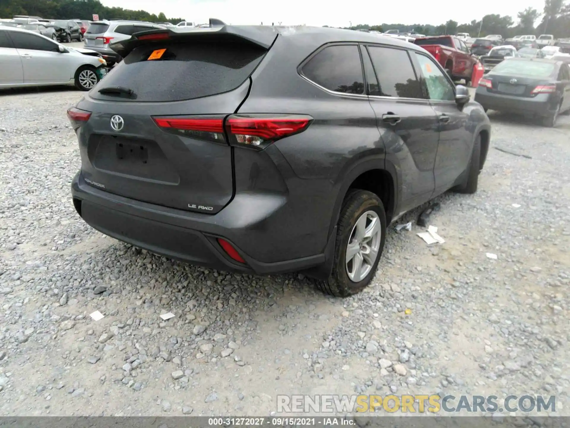 4 Photograph of a damaged car 5TDBZRBH0MS544068 TOYOTA HIGHLANDER 2021