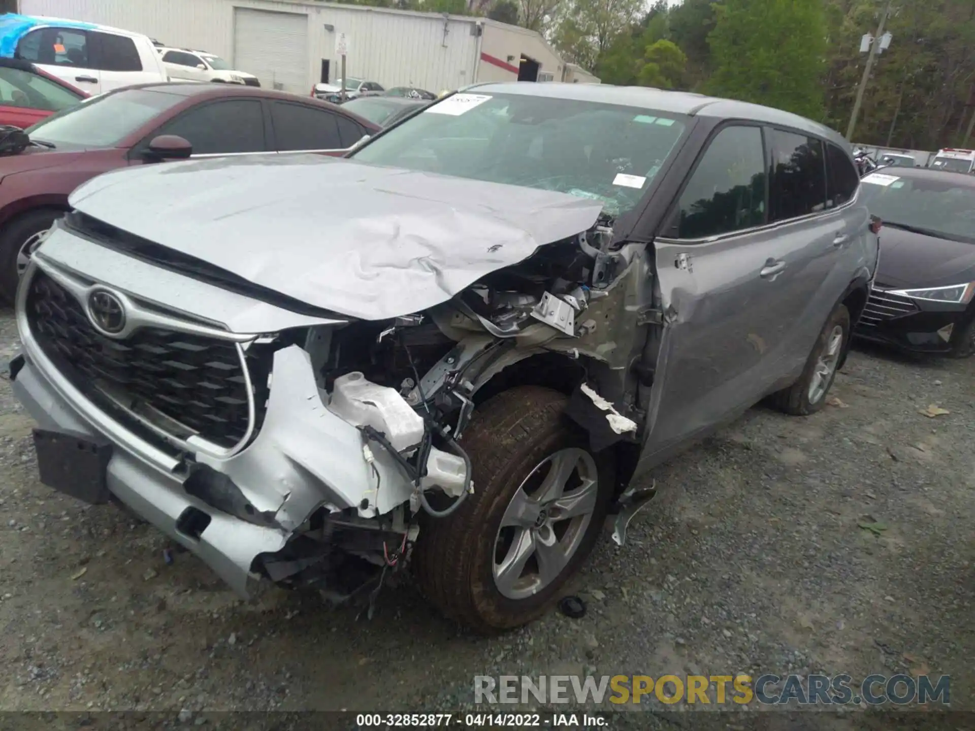 6 Photograph of a damaged car 5TDBZRBH1MS545505 TOYOTA HIGHLANDER 2021