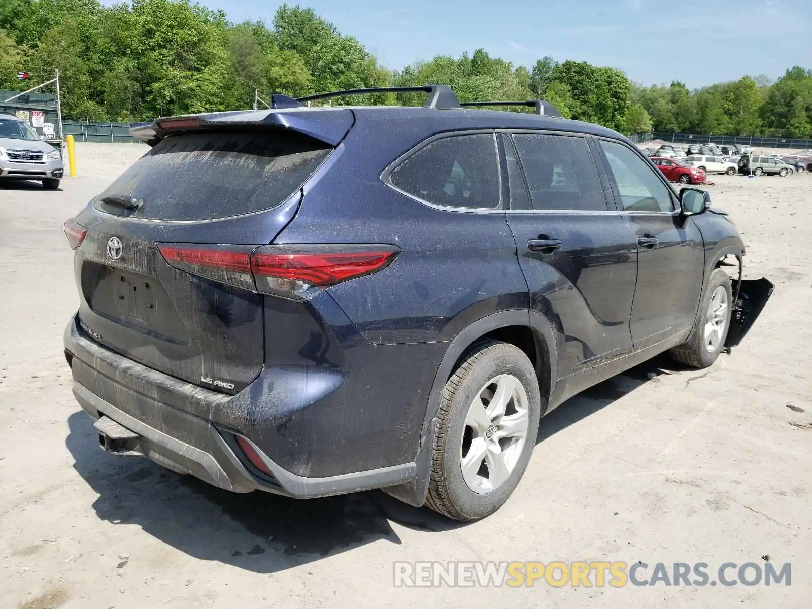 4 Photograph of a damaged car 5TDBZRBH2MS059723 TOYOTA HIGHLANDER 2021