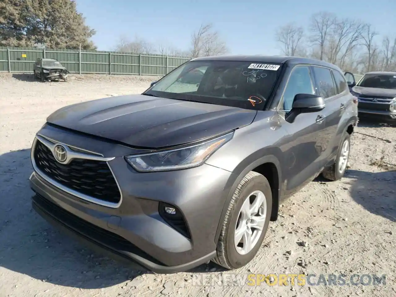 2 Photograph of a damaged car 5TDBZRBH2MS546324 TOYOTA HIGHLANDER 2021