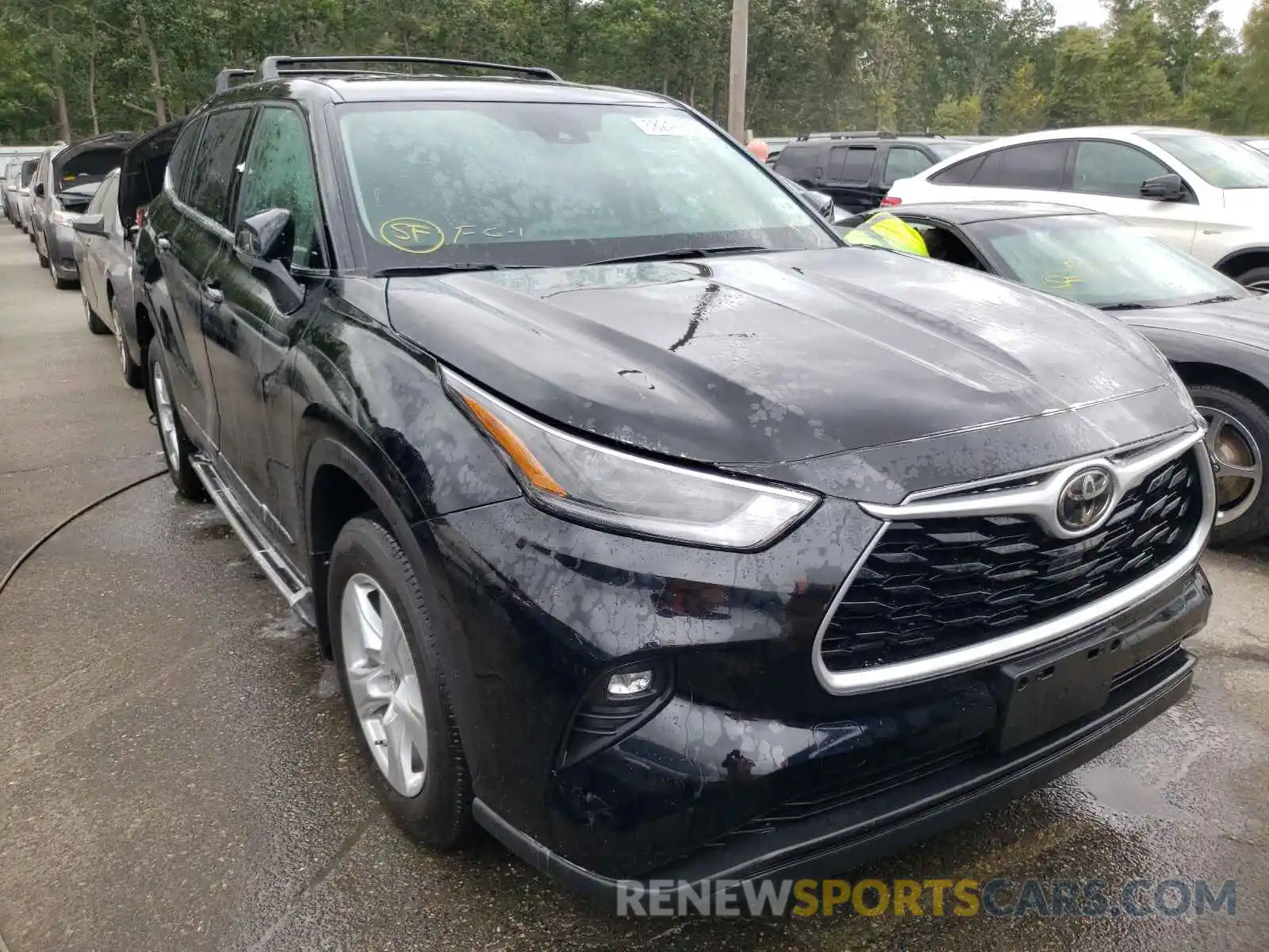 1 Photograph of a damaged car 5TDBZRBH3MS090611 TOYOTA HIGHLANDER 2021