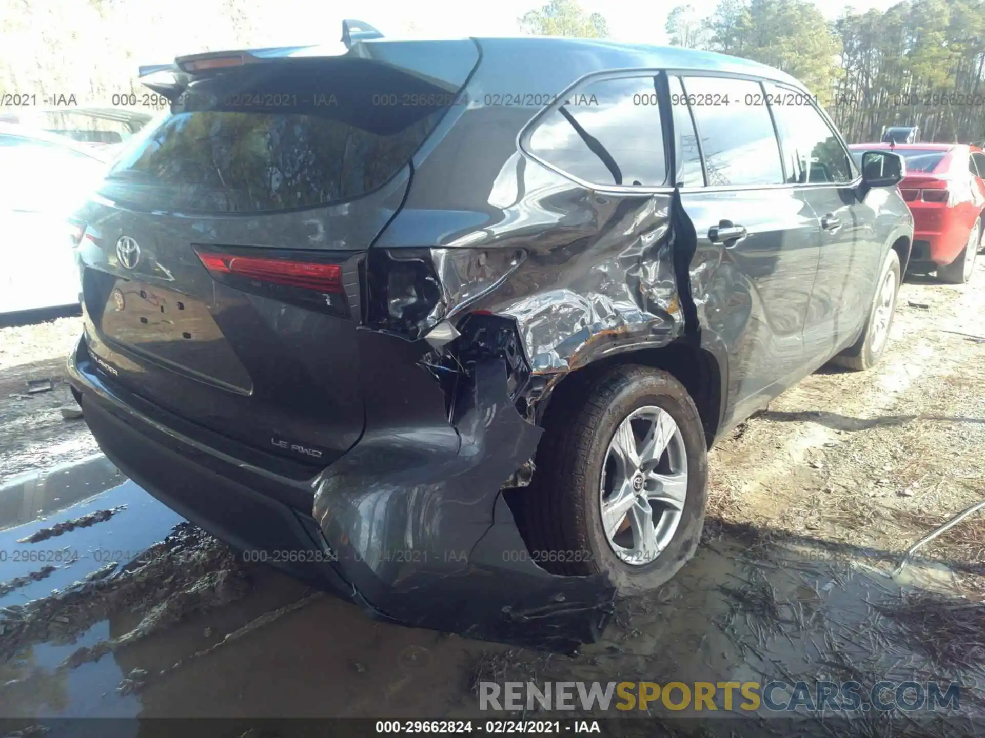 6 Фотография поврежденного автомобиля 5TDBZRBH3MS523697 TOYOTA HIGHLANDER 2021
