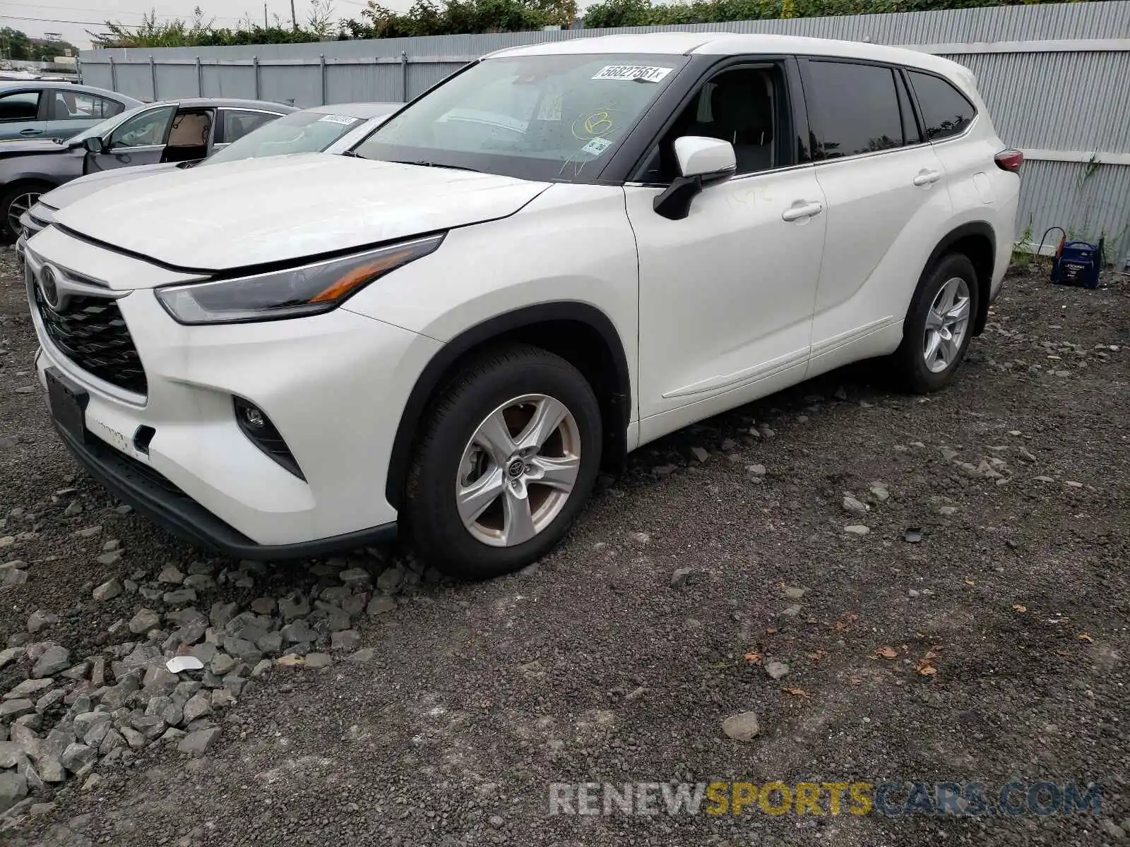 2 Photograph of a damaged car 5TDBZRBH3MS541441 TOYOTA HIGHLANDER 2021