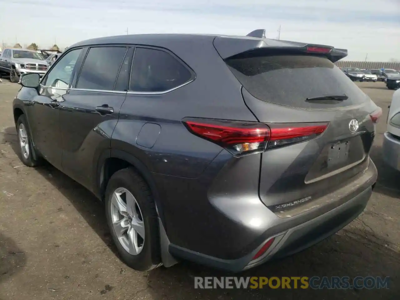 3 Photograph of a damaged car 5TDBZRBH4MS069511 TOYOTA HIGHLANDER 2021