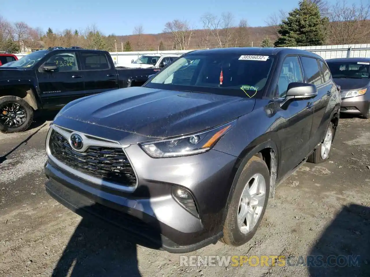 2 Photograph of a damaged car 5TDBZRBH4MS152730 TOYOTA HIGHLANDER 2021