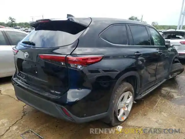 4 Photograph of a damaged car 5TDBZRBH4MS524910 TOYOTA HIGHLANDER 2021