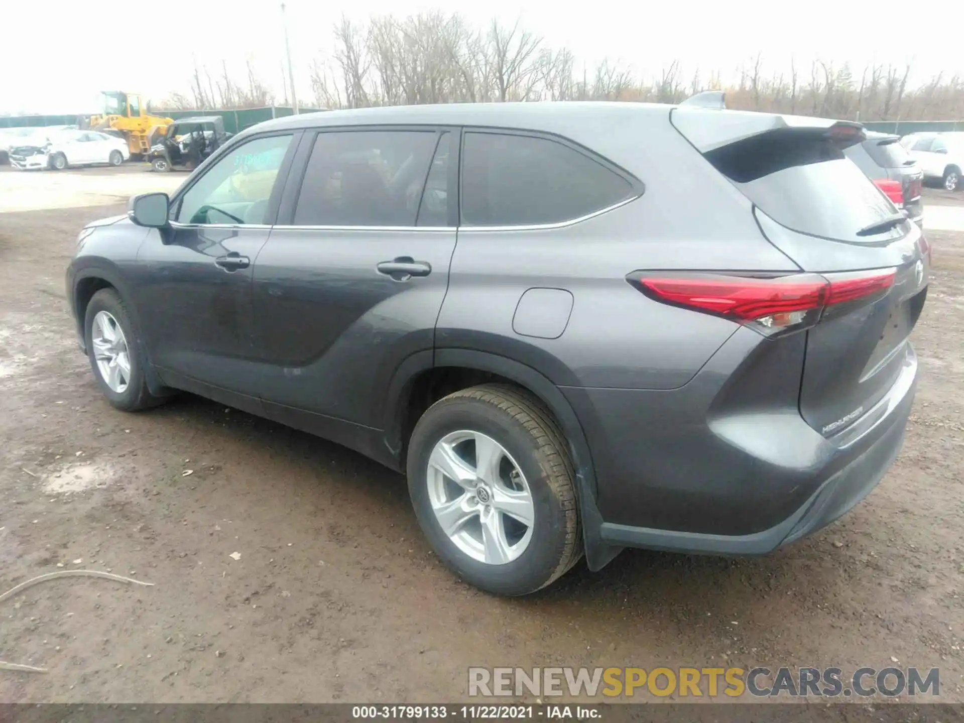 3 Photograph of a damaged car 5TDBZRBH4MS529122 TOYOTA HIGHLANDER 2021