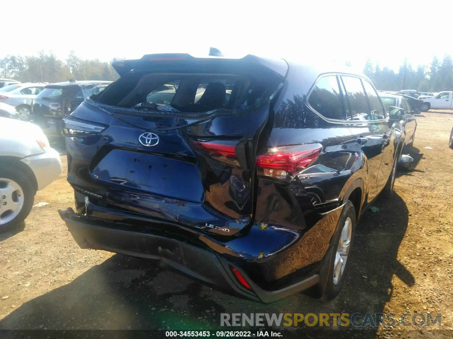 6 Photograph of a damaged car 5TDBZRBH4MS529265 TOYOTA HIGHLANDER 2021