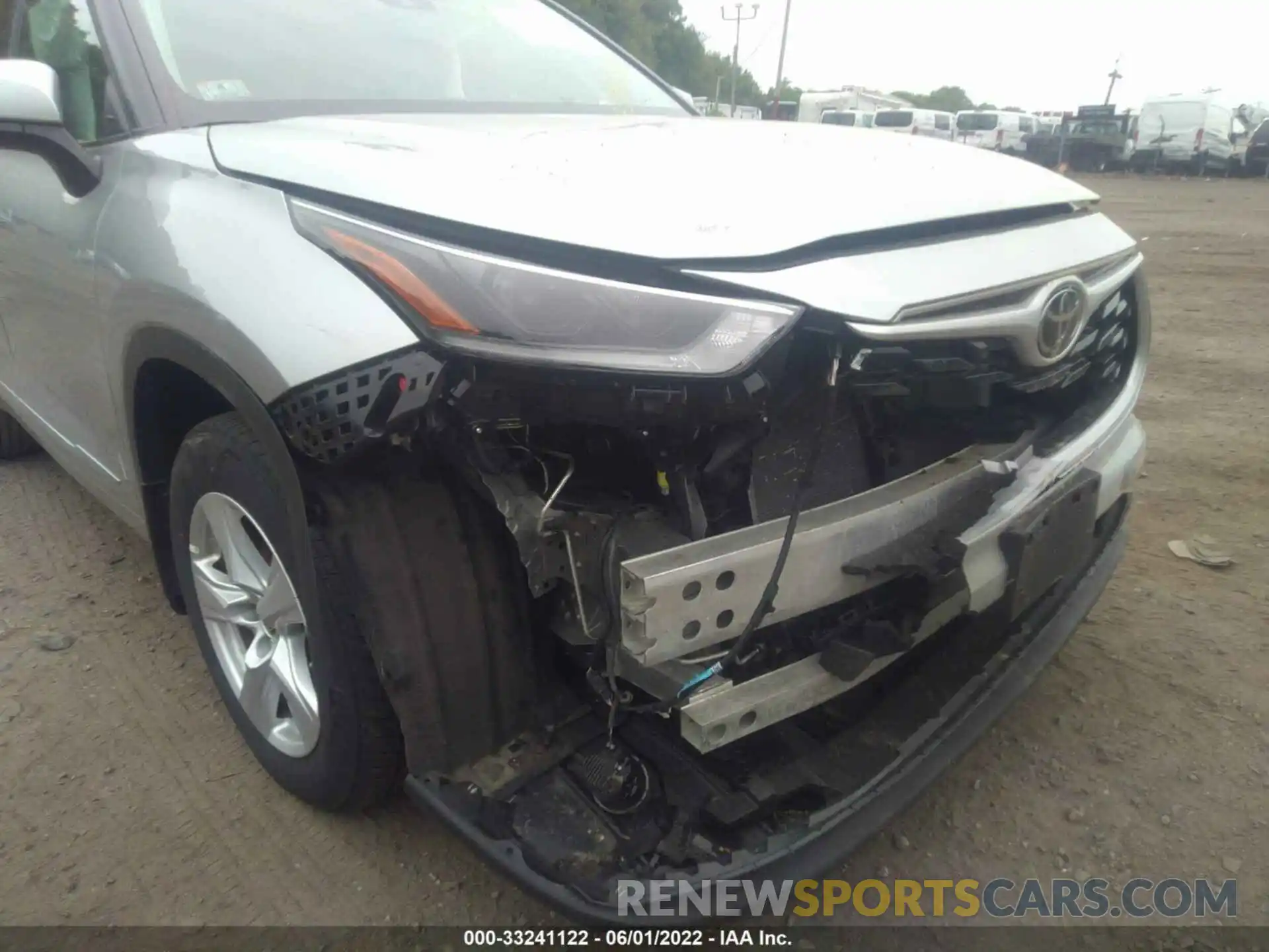 6 Photograph of a damaged car 5TDBZRBH5MS129232 TOYOTA HIGHLANDER 2021