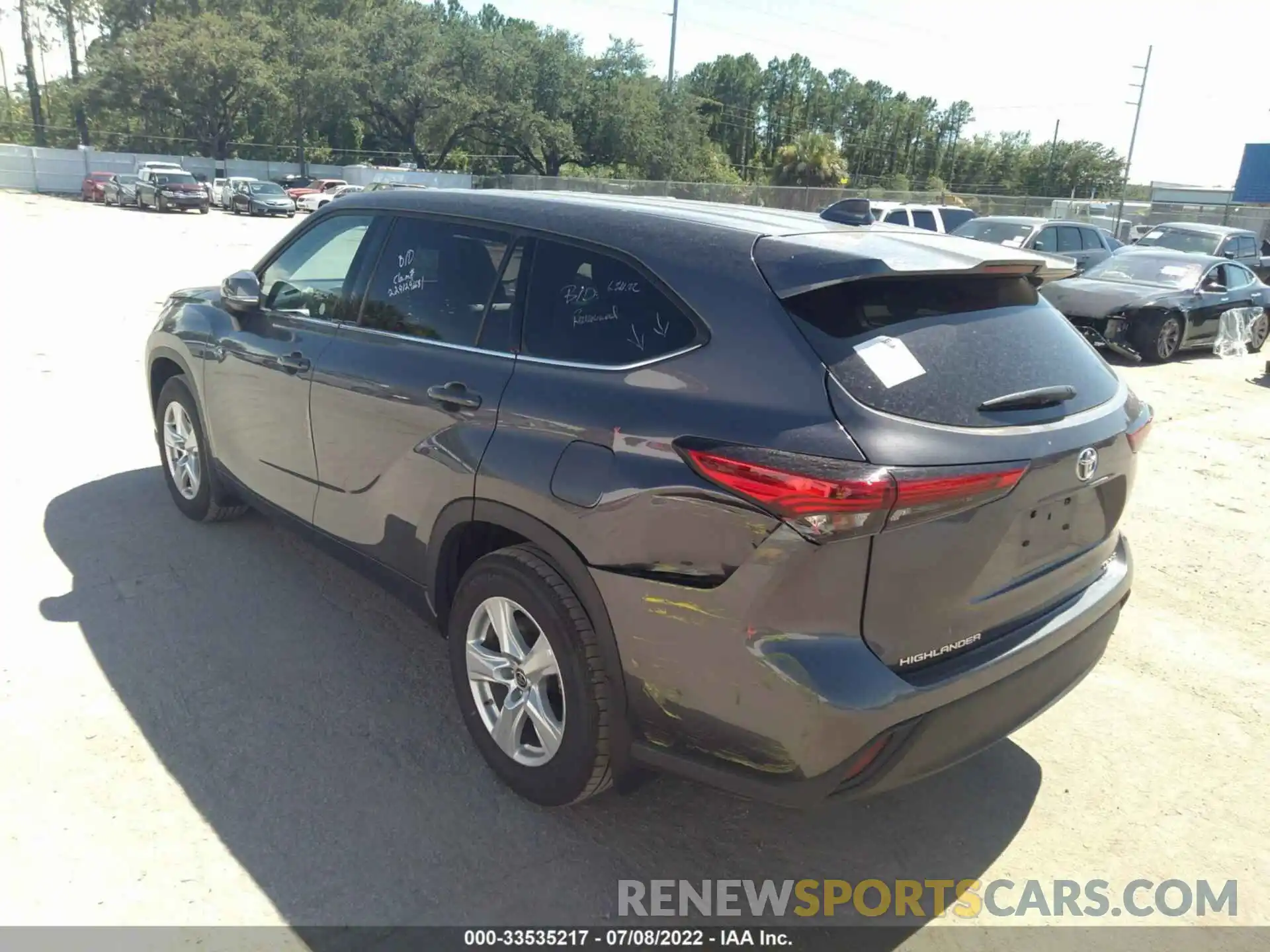 6 Photograph of a damaged car 5TDBZRBH6MS120670 TOYOTA HIGHLANDER 2021