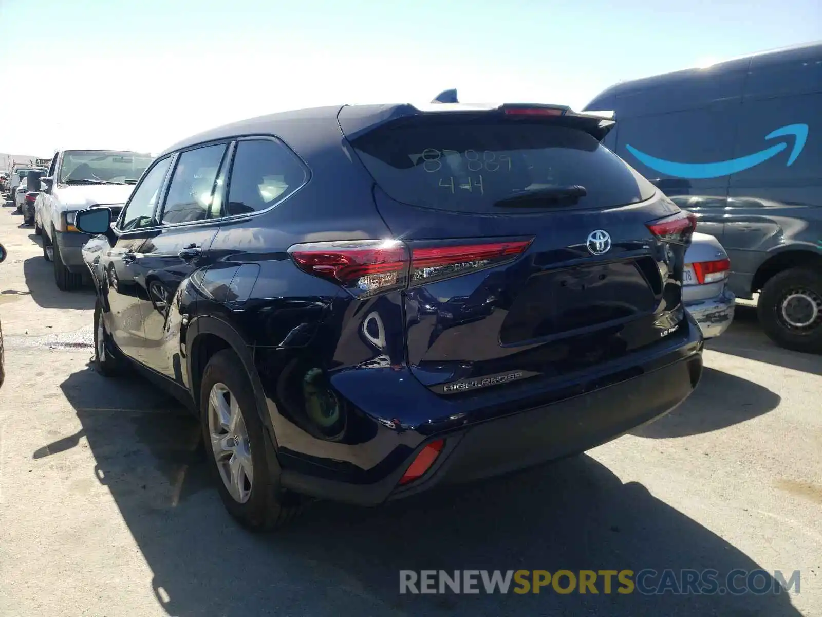 3 Photograph of a damaged car 5TDBZRBH6MS524908 TOYOTA HIGHLANDER 2021