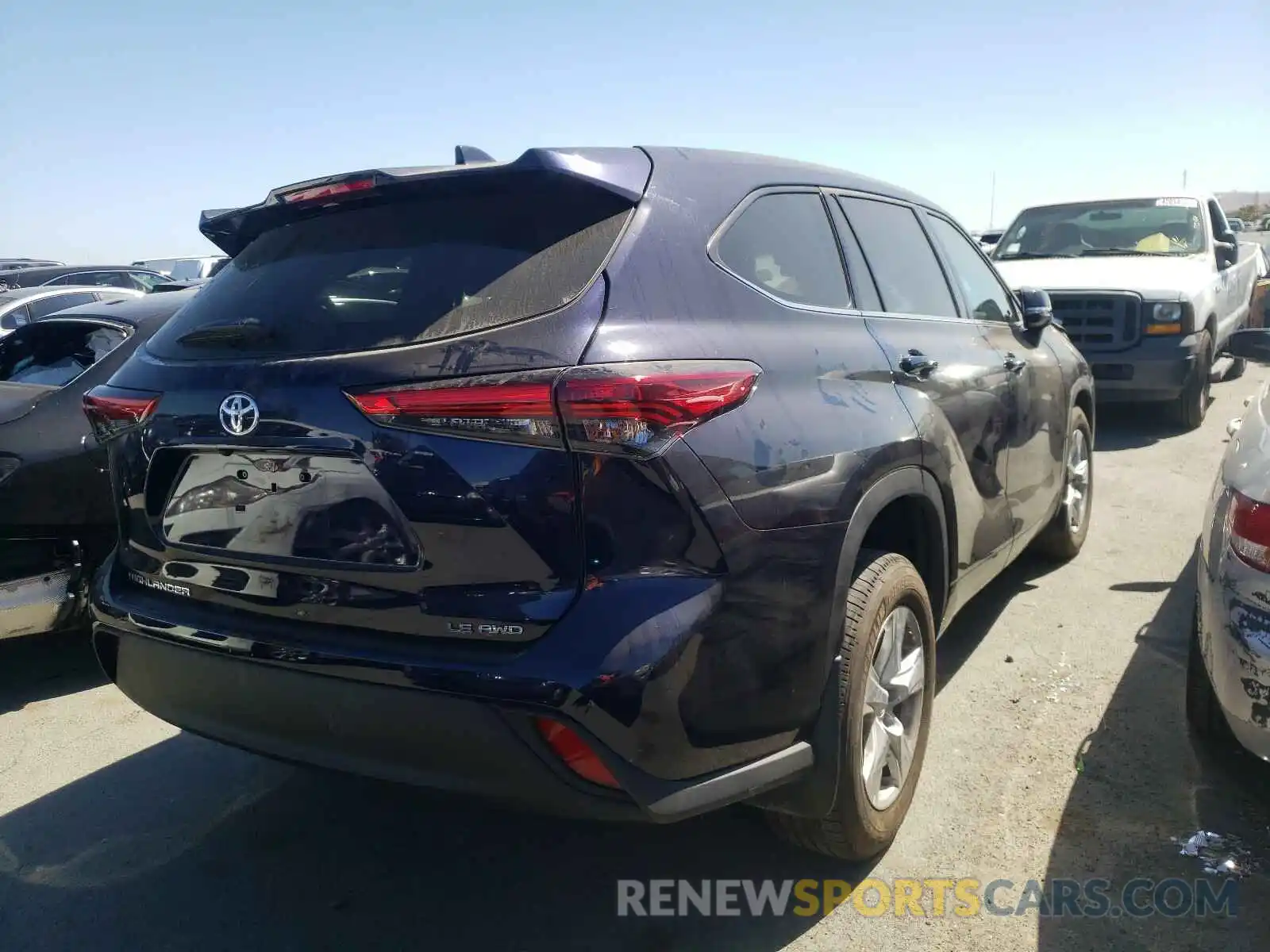 4 Photograph of a damaged car 5TDBZRBH6MS524908 TOYOTA HIGHLANDER 2021