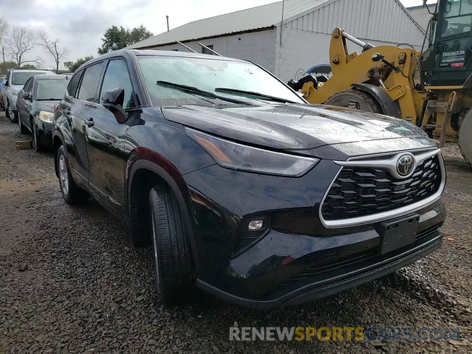 1 Photograph of a damaged car 5TDBZRBH6MS536539 TOYOTA HIGHLANDER 2021