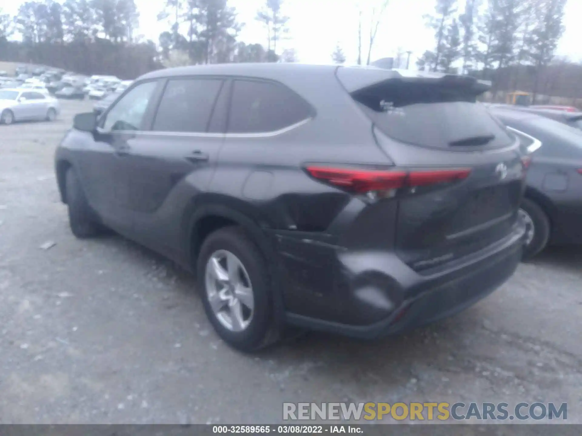 3 Photograph of a damaged car 5TDBZRBH6MS545144 TOYOTA HIGHLANDER 2021