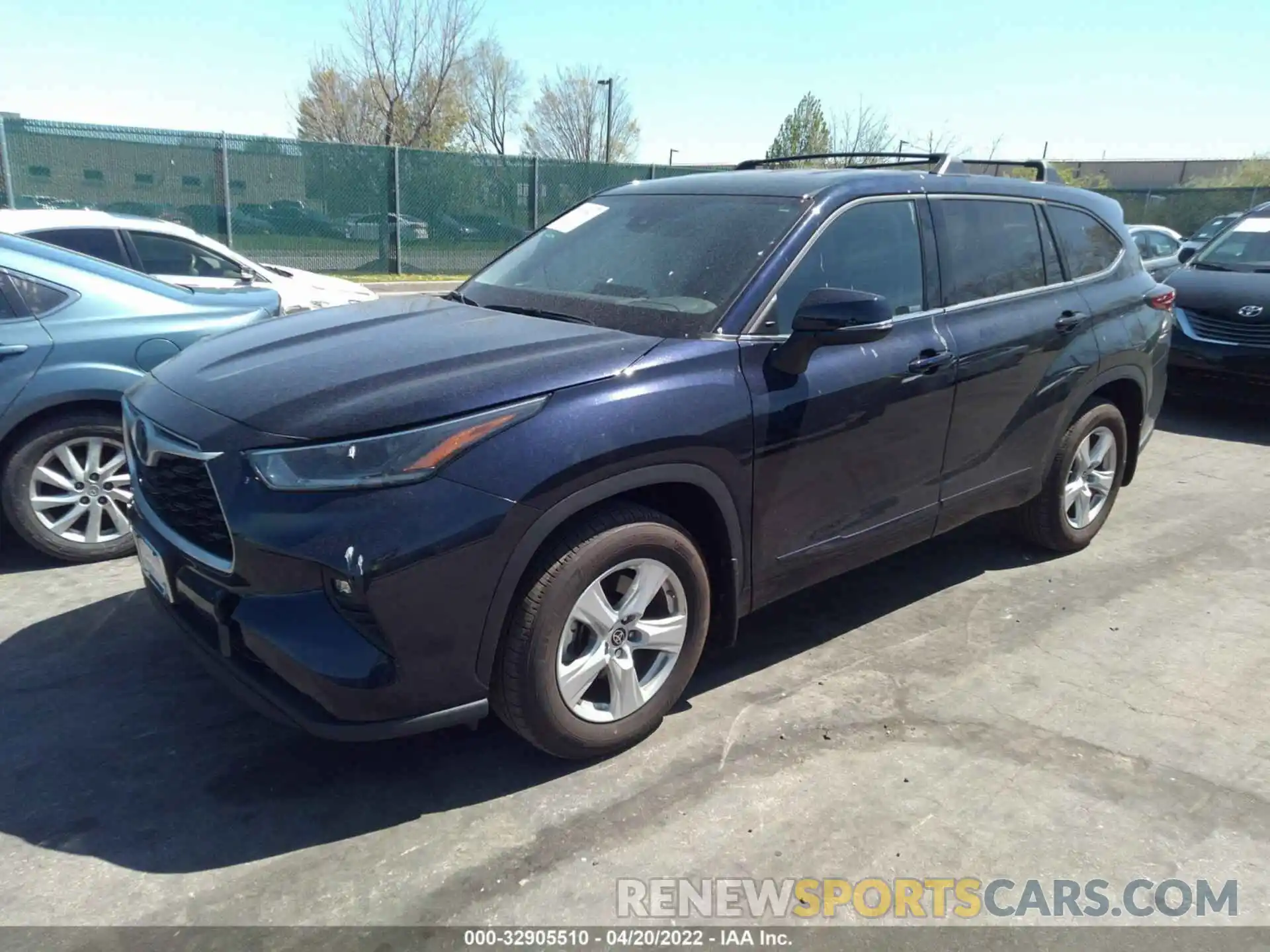 2 Photograph of a damaged car 5TDBZRBH7MS155833 TOYOTA HIGHLANDER 2021