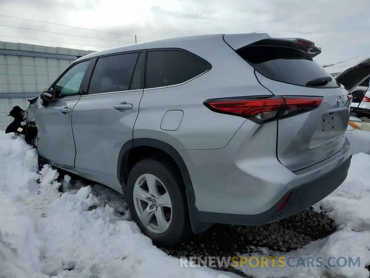 2 Photograph of a damaged car 5TDBZRBH7MS546089 TOYOTA HIGHLANDER 2021