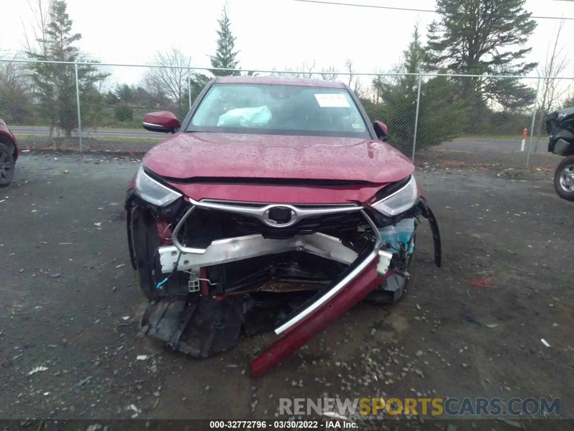 6 Photograph of a damaged car 5TDBZRBH8MS062190 TOYOTA HIGHLANDER 2021