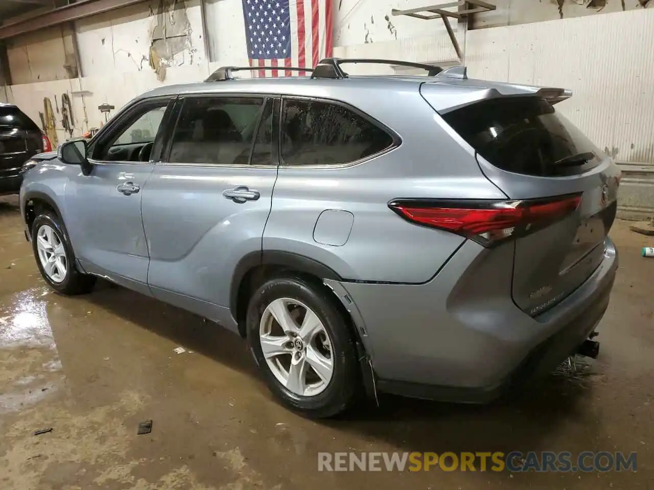 2 Photograph of a damaged car 5TDBZRBH8MS081810 TOYOTA HIGHLANDER 2021