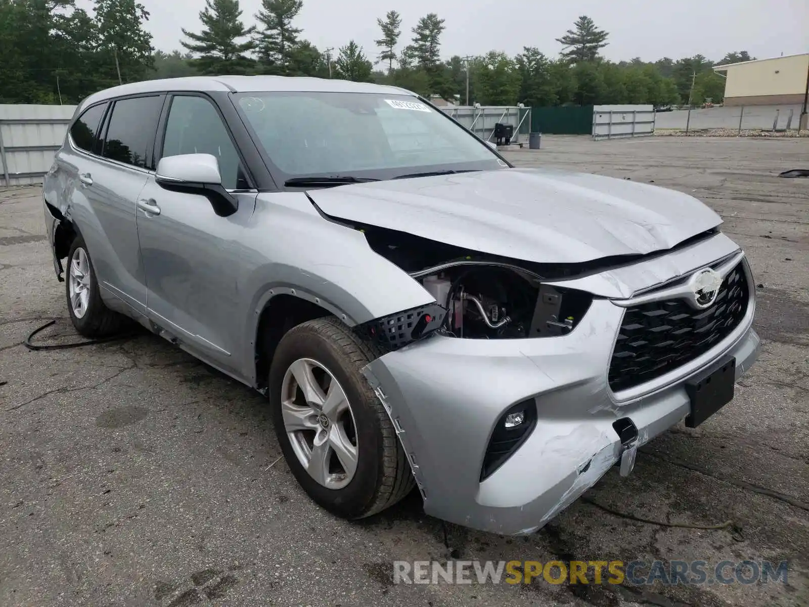 9 Photograph of a damaged car 5TDBZRBH8MS110321 TOYOTA HIGHLANDER 2021