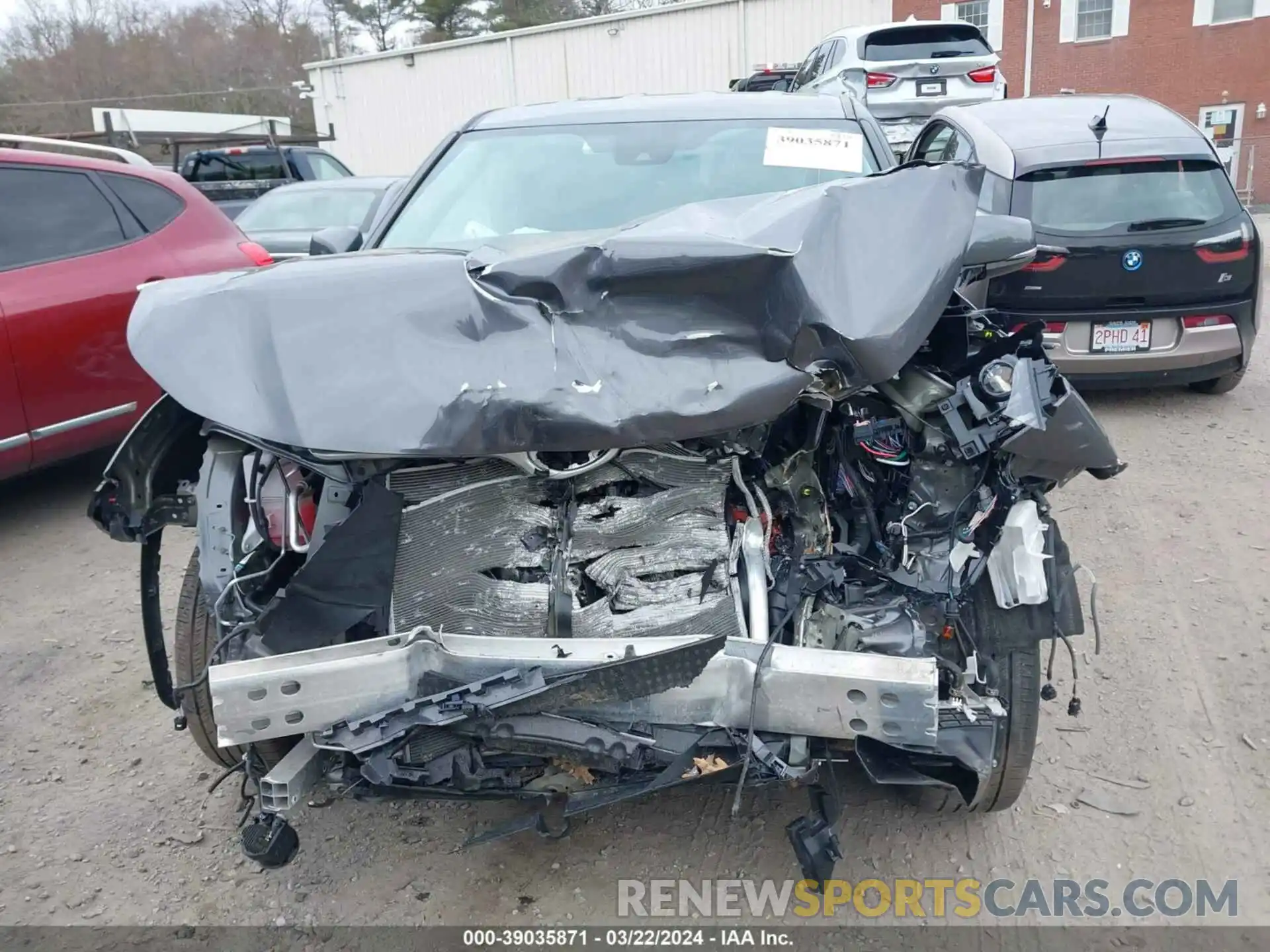 12 Photograph of a damaged car 5TDBZRBH8MS113574 TOYOTA HIGHLANDER 2021