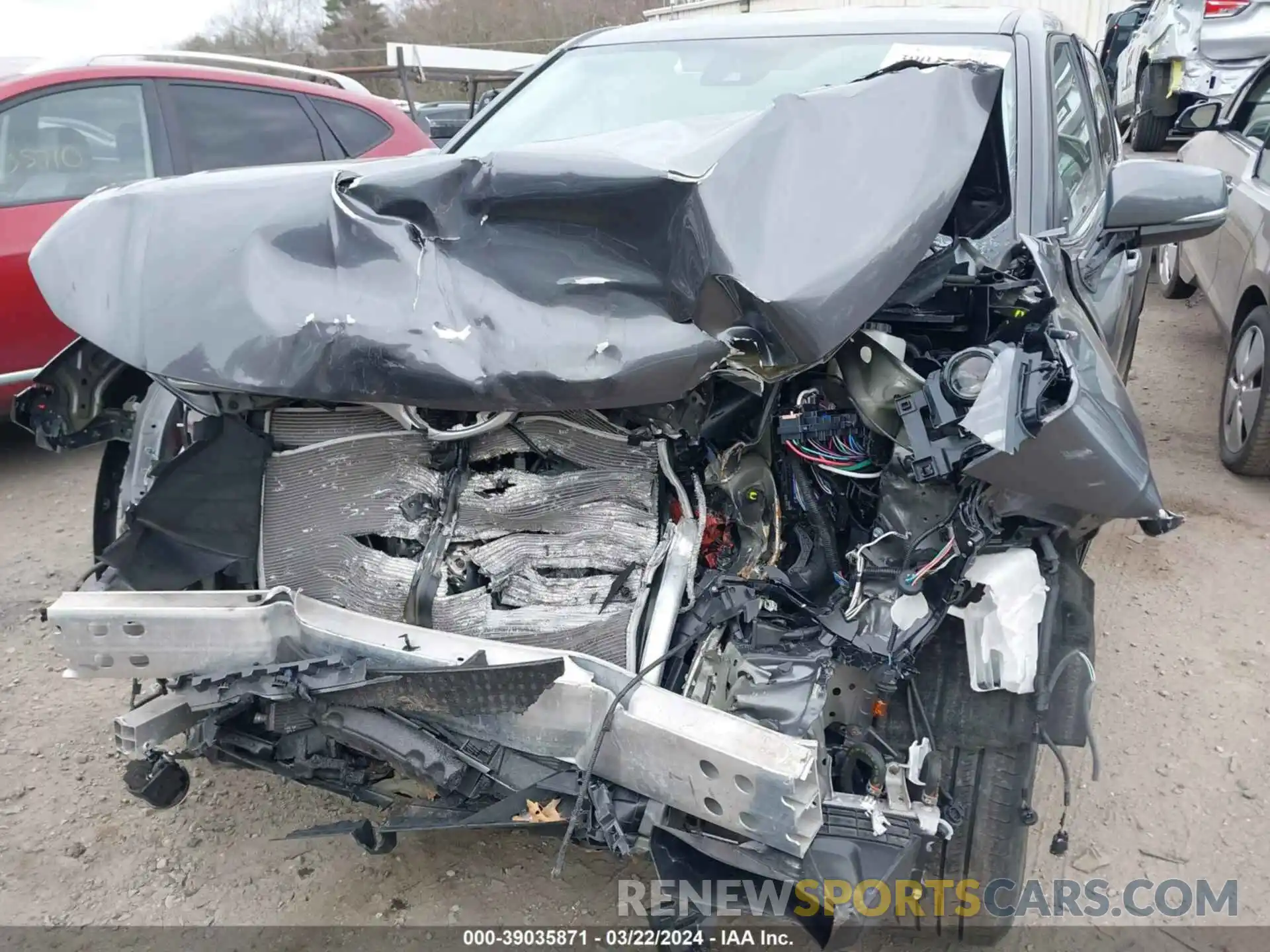 6 Photograph of a damaged car 5TDBZRBH8MS113574 TOYOTA HIGHLANDER 2021