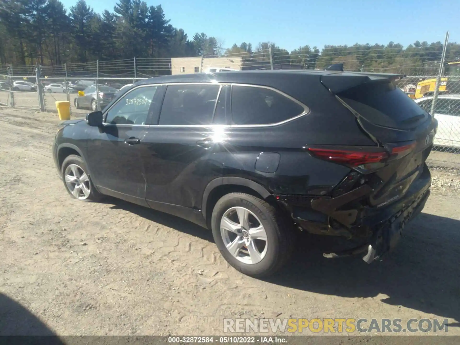 3 Photograph of a damaged car 5TDBZRBH8MS555416 TOYOTA HIGHLANDER 2021