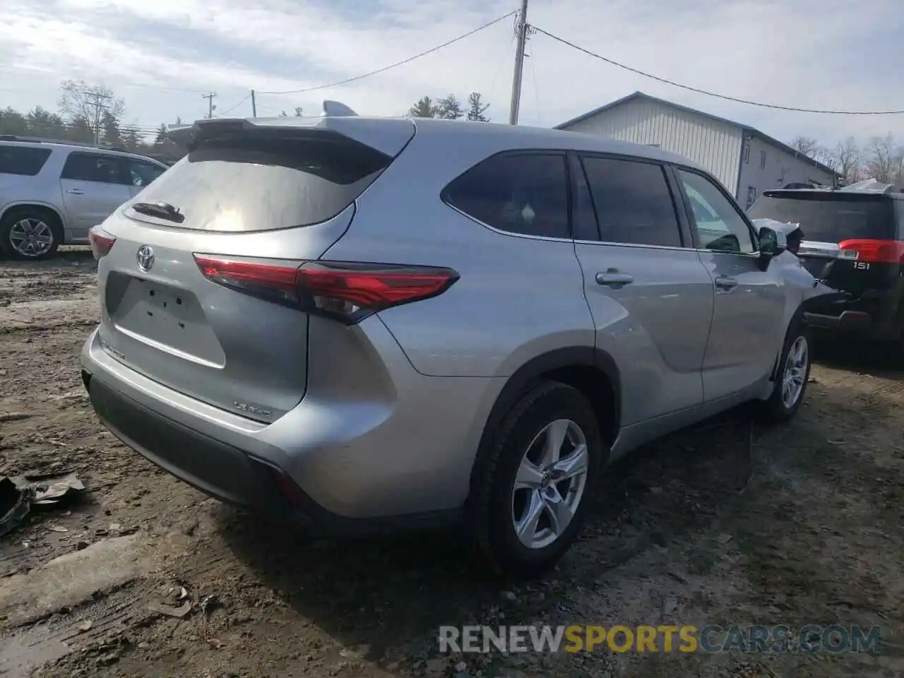 4 Photograph of a damaged car 5TDBZRBHXMS059310 TOYOTA HIGHLANDER 2021