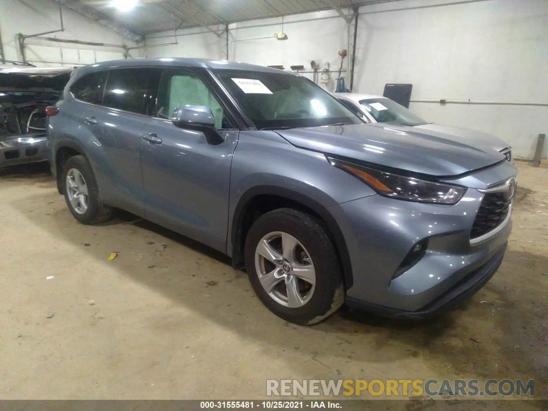 1 Photograph of a damaged car 5TDBZRBHXMS072560 TOYOTA HIGHLANDER 2021