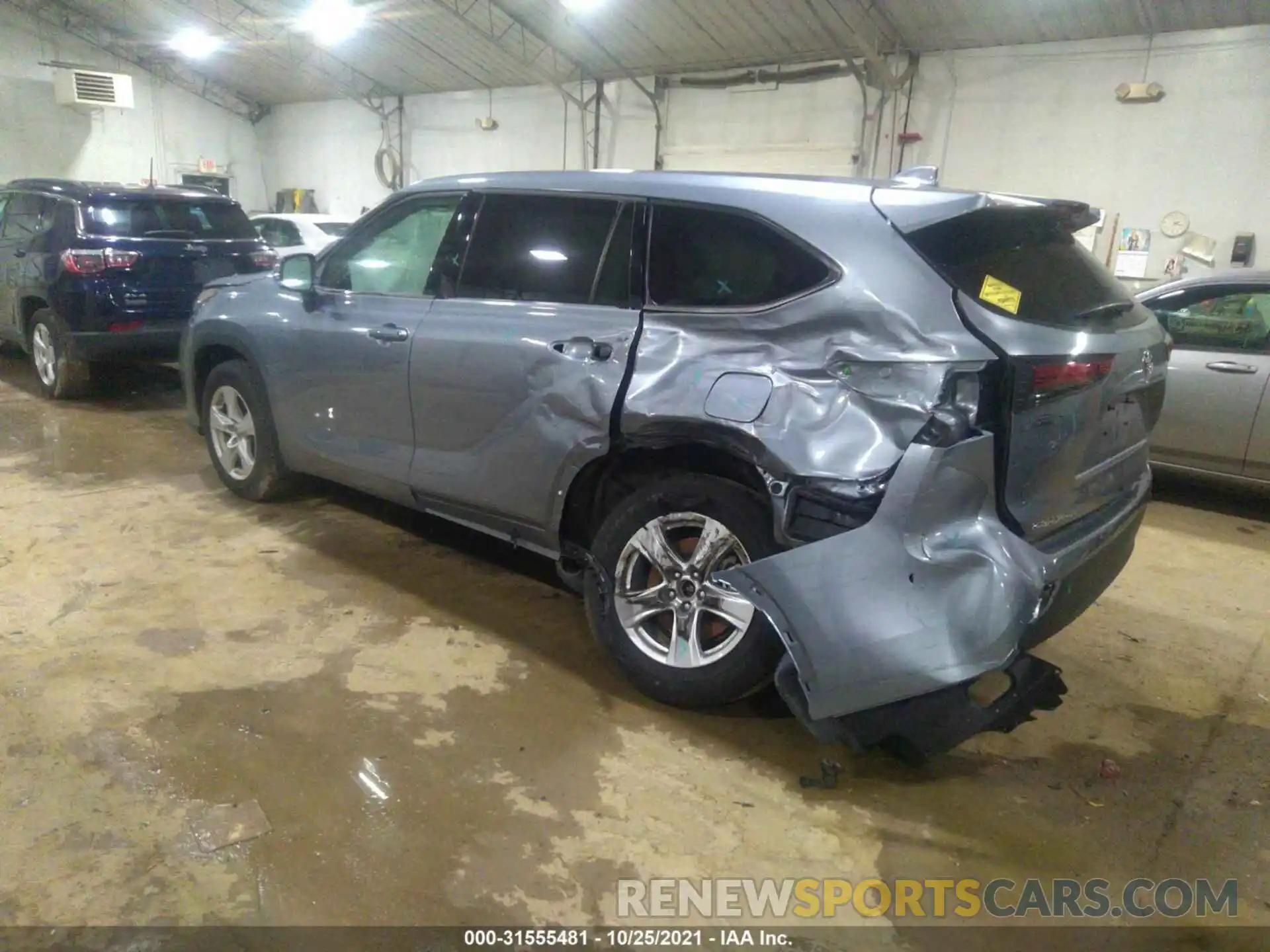 3 Photograph of a damaged car 5TDBZRBHXMS072560 TOYOTA HIGHLANDER 2021